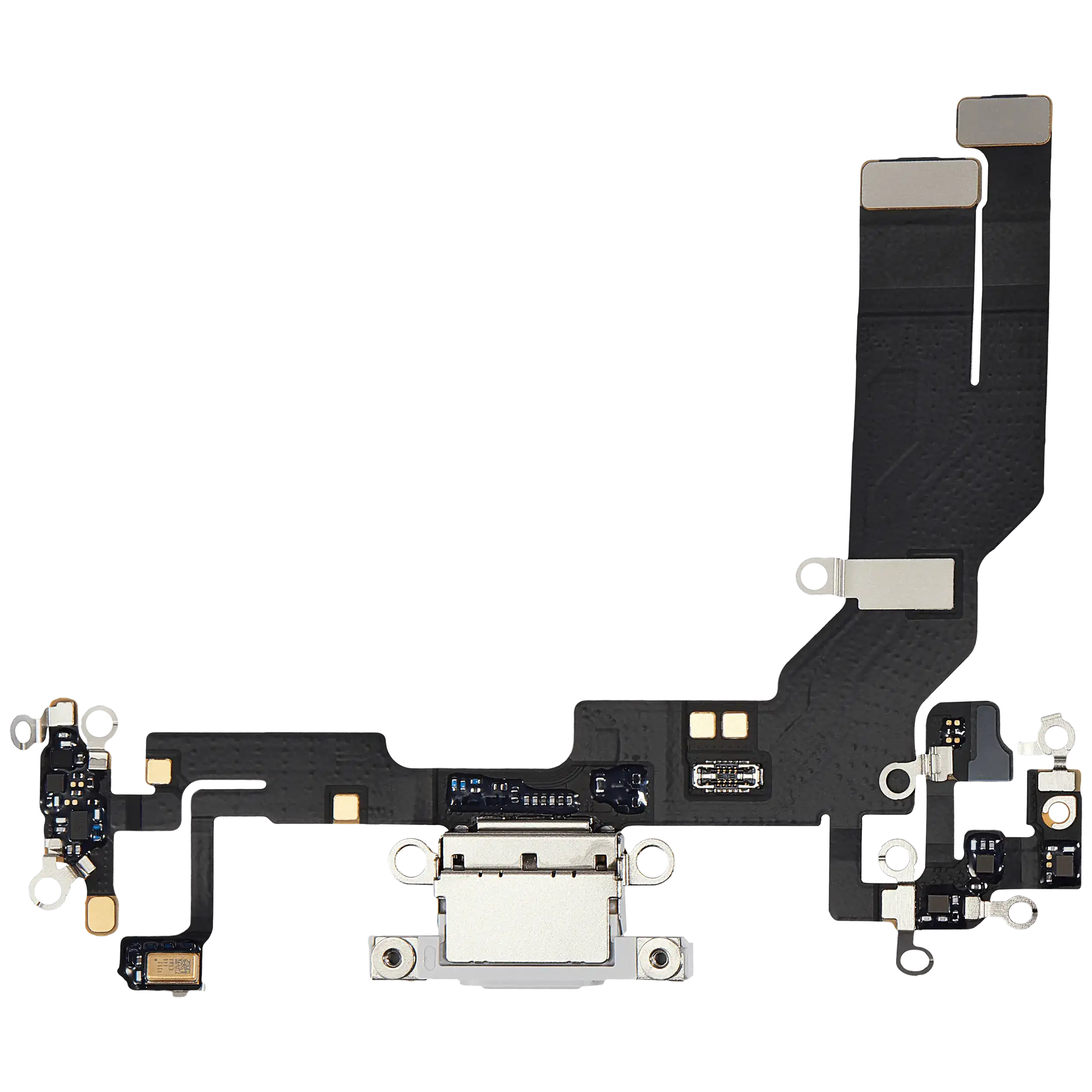Charging Port Flex Cable For iPhone 16e (Premium) (White) - Image 22