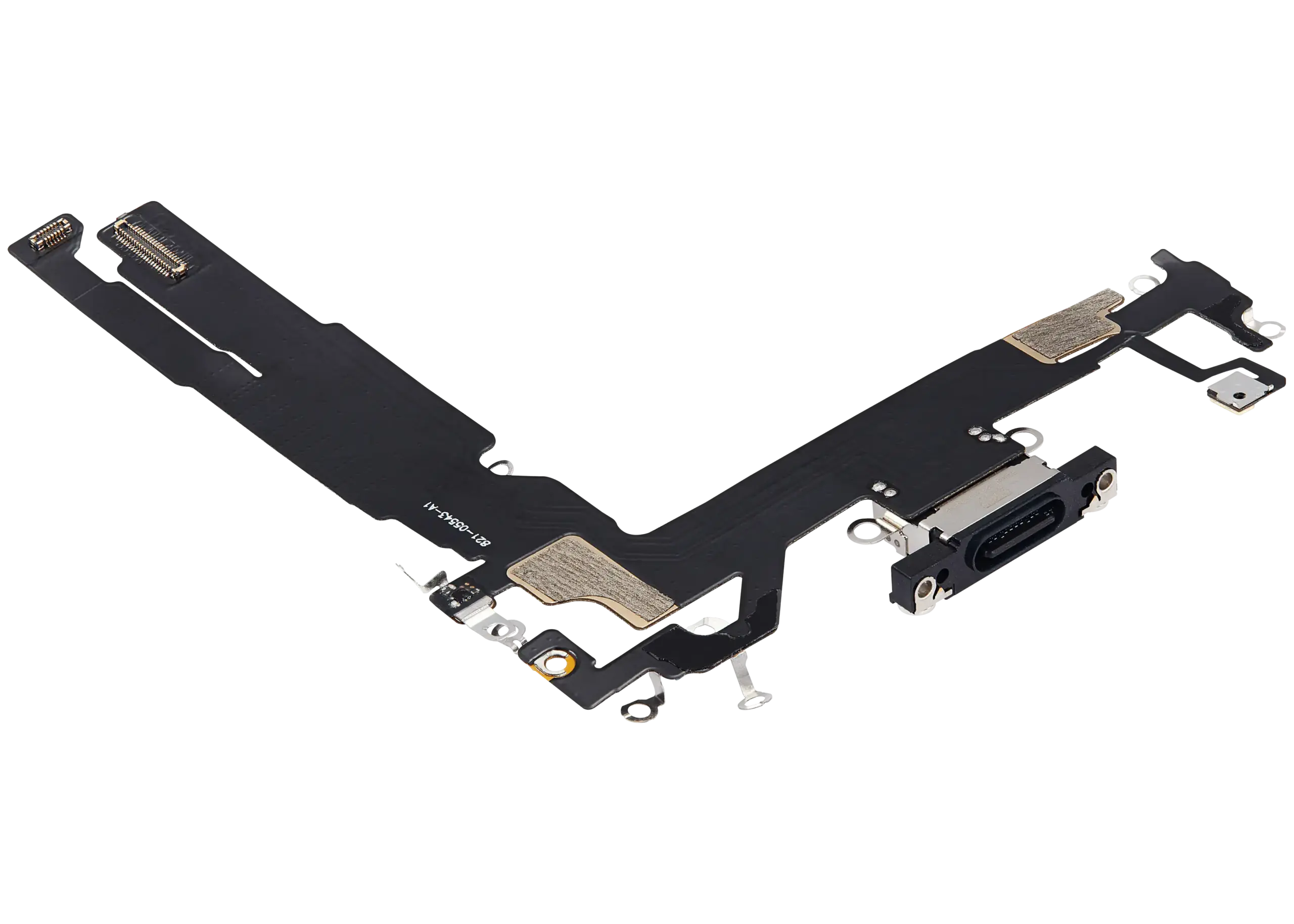 Charging Port Flex Cable For iPhone 16 (Aftermarket Plus) (Black) - Image 9