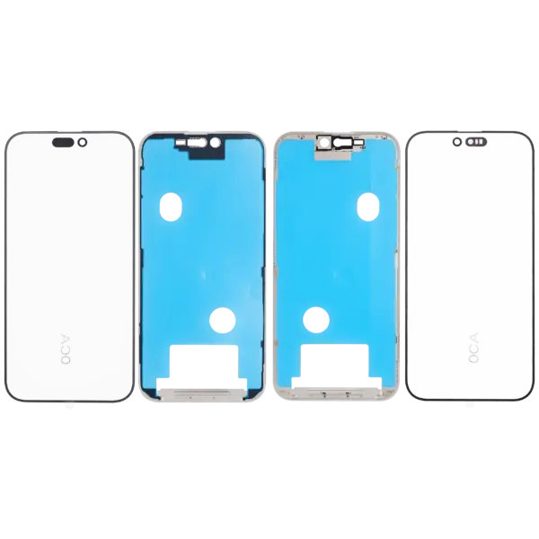 3 in 1 (Glass With OCA Pre-Installed + Frame) For iPhone 16 Pro Max (OCA Master)