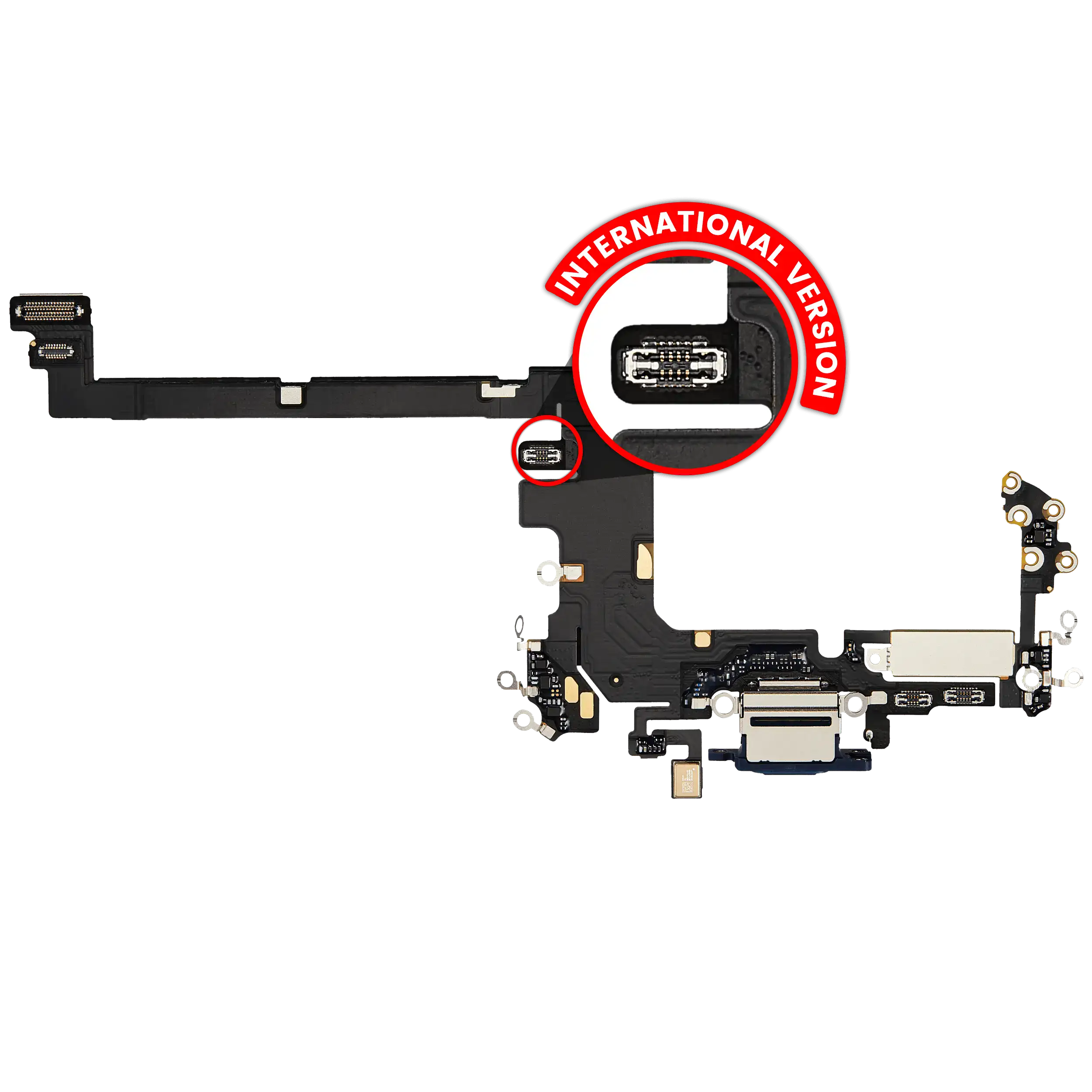 Charging Port Flex Cable for iPhone 17 Pro (Premium) (International Version) (Deep Blue) - Image 8