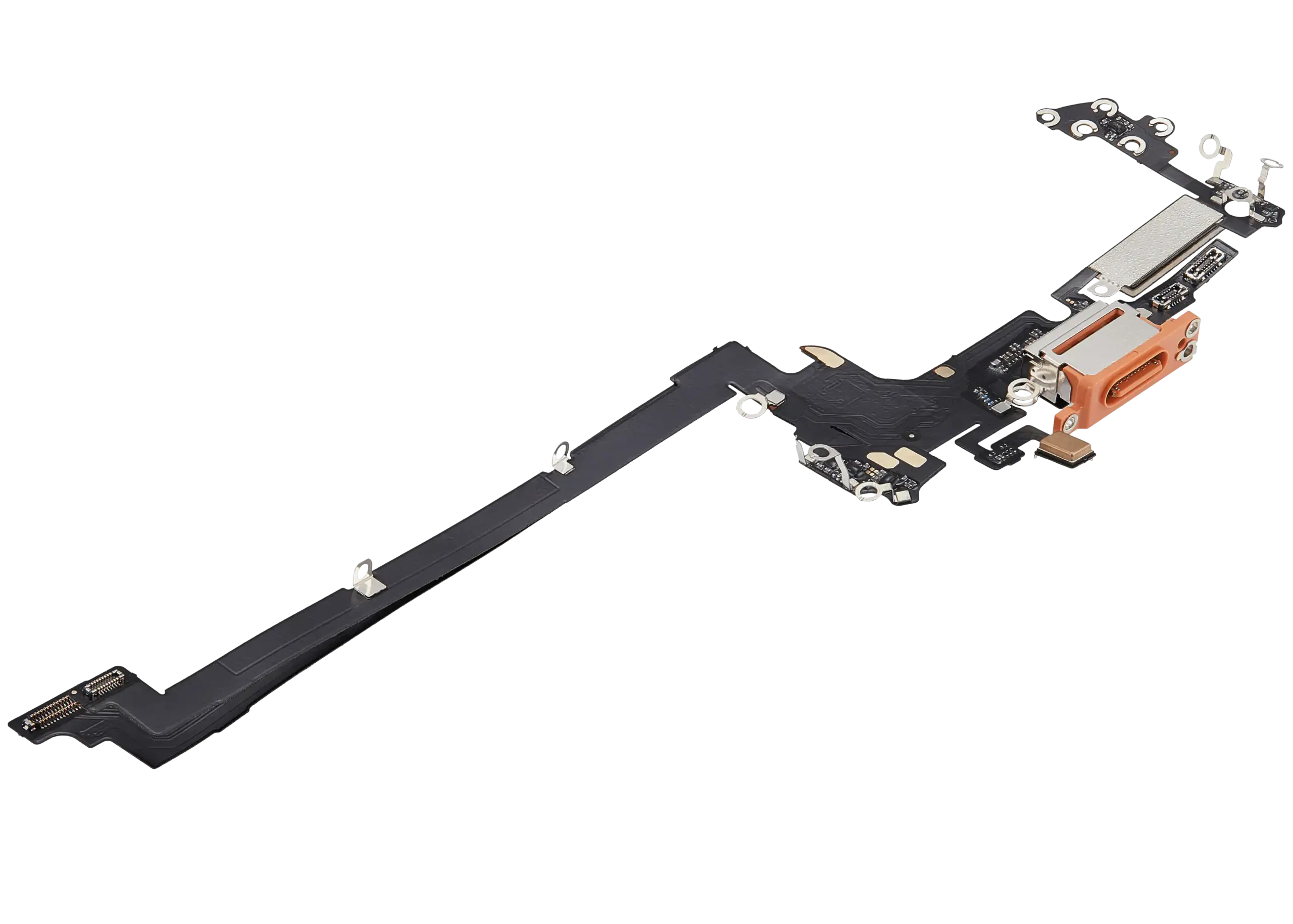 Charging Port Flex Cable For iPhone 17 Pro (Aftermarket Plus) (US Version) (Cosmic Orange) - Image 9