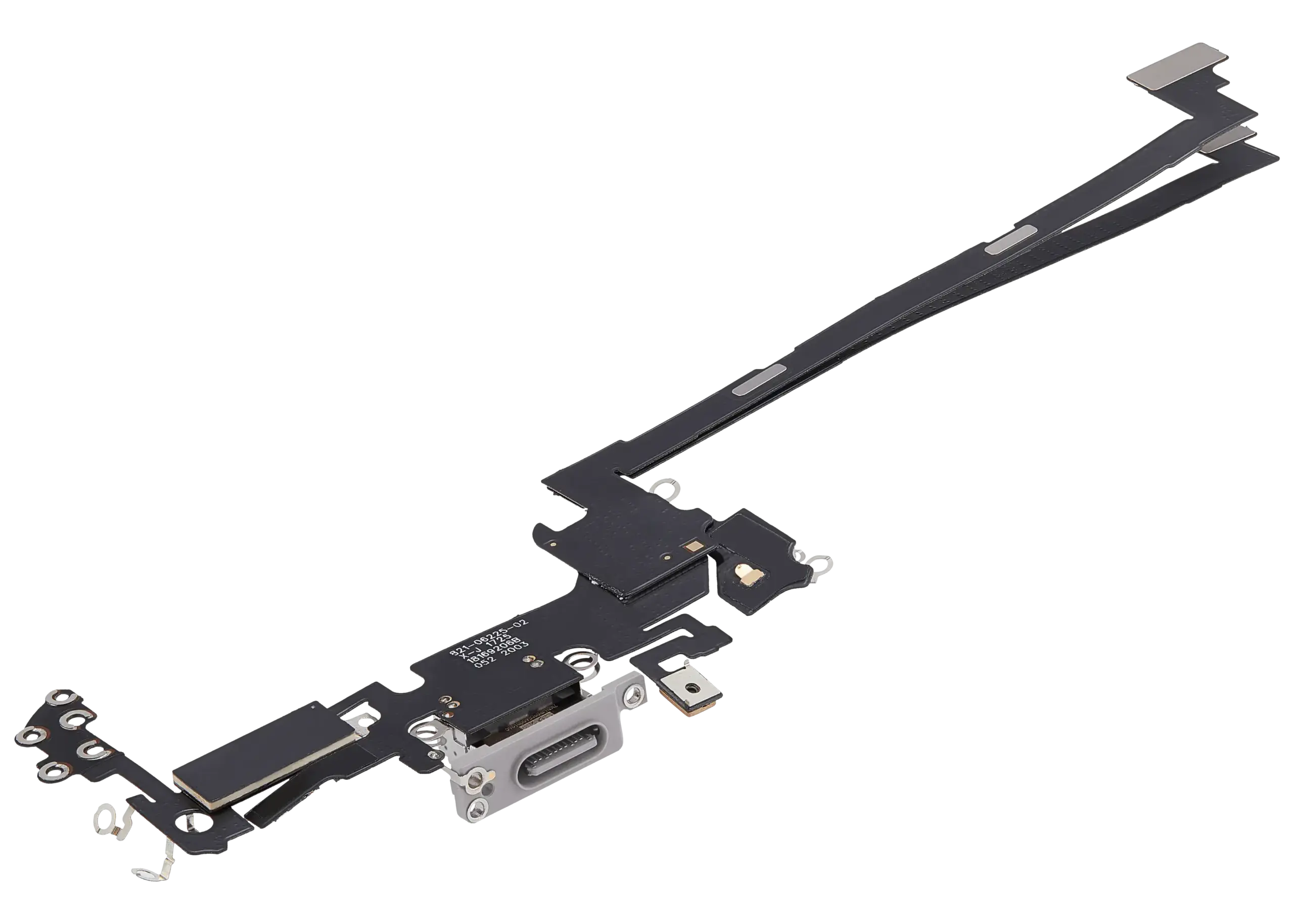 Charging Port Flex Cable For iPhone 17 Pro (Aftermarket Plus) (US Version) (Silver) - Image 5