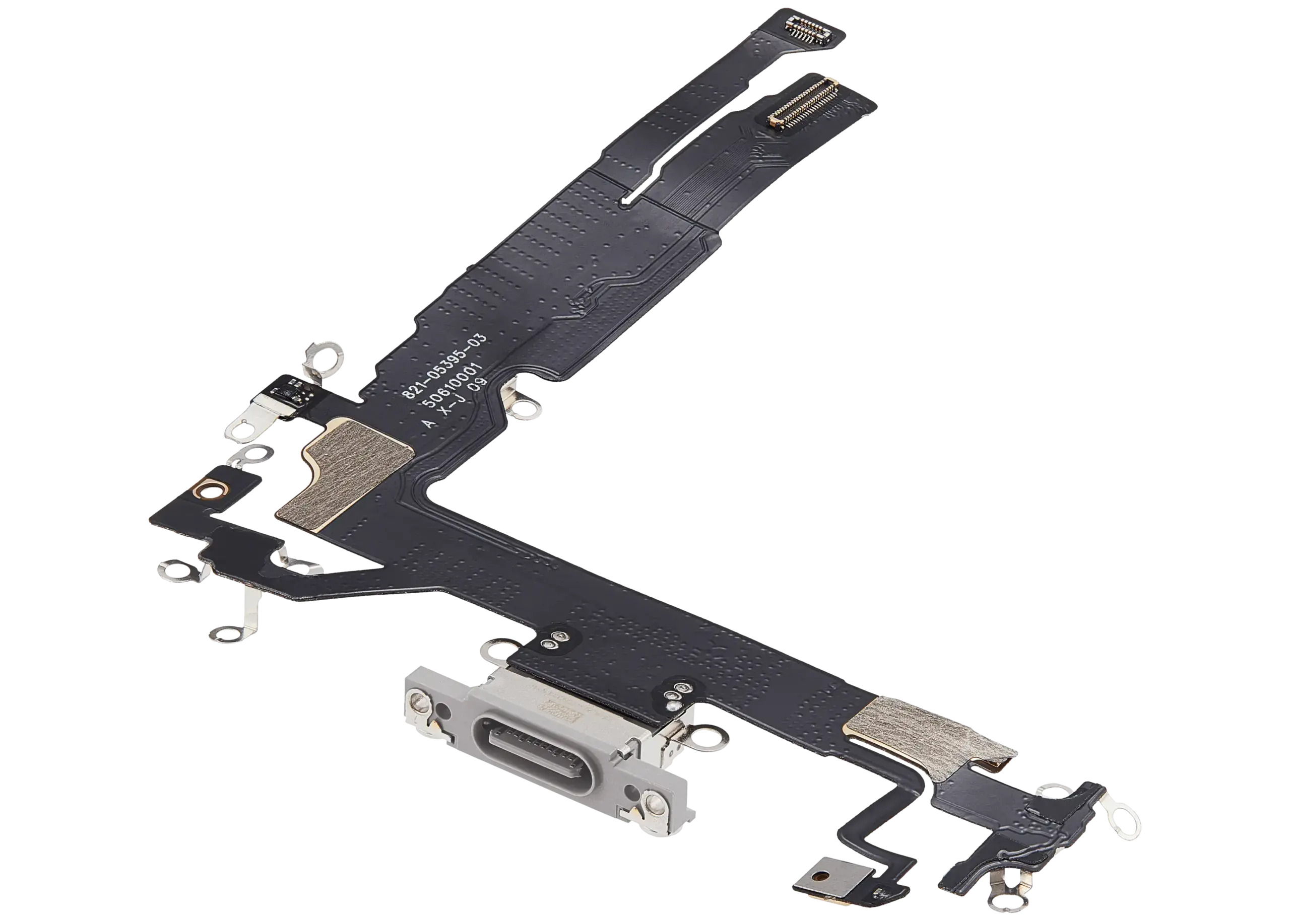 Charging Port Flex Cable For iPhone 17 (Aftermarket Plus) (White) - Image 10