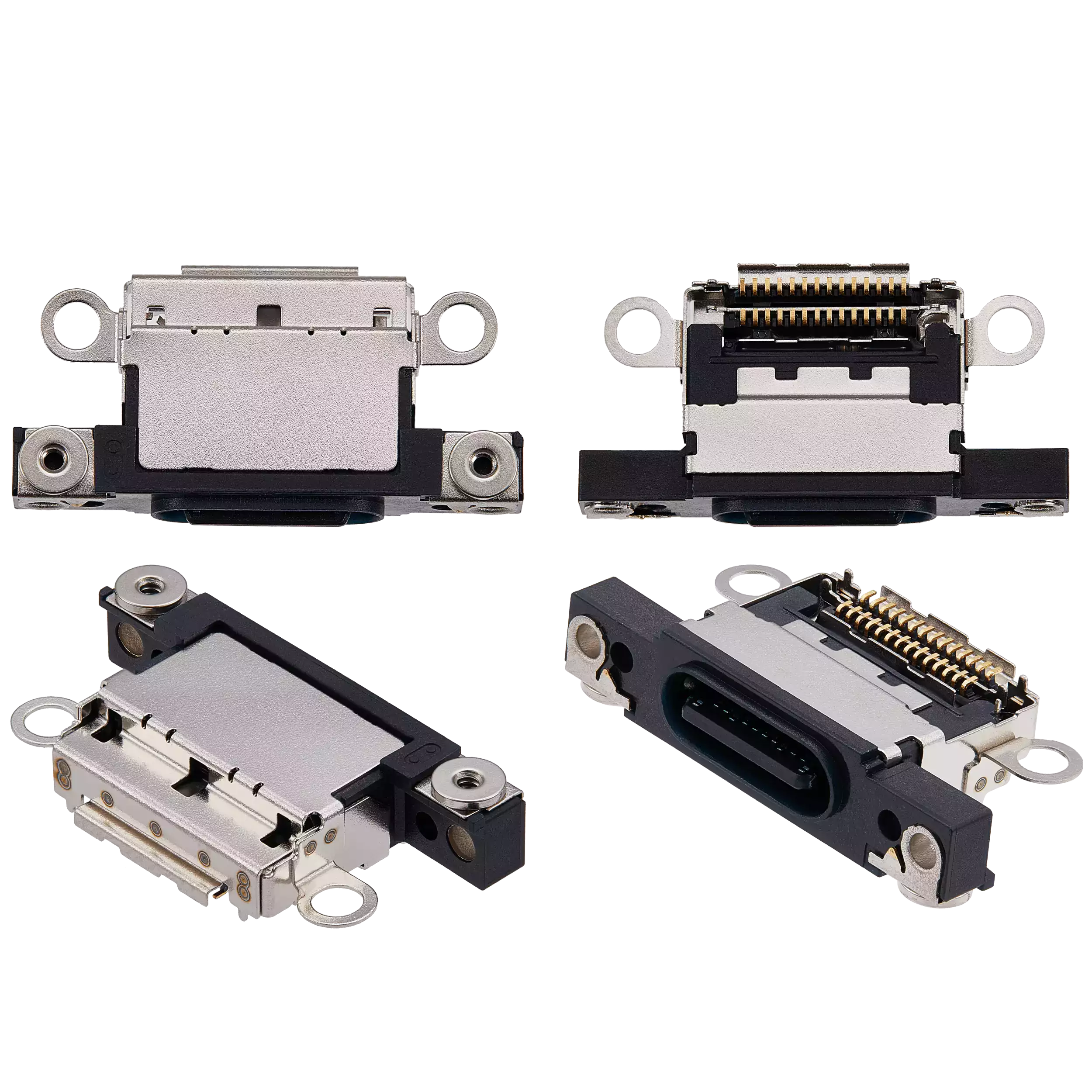 Charging Port Only For iPhone 16 / 16 Plus (Black) (10 Pack) - Image 107