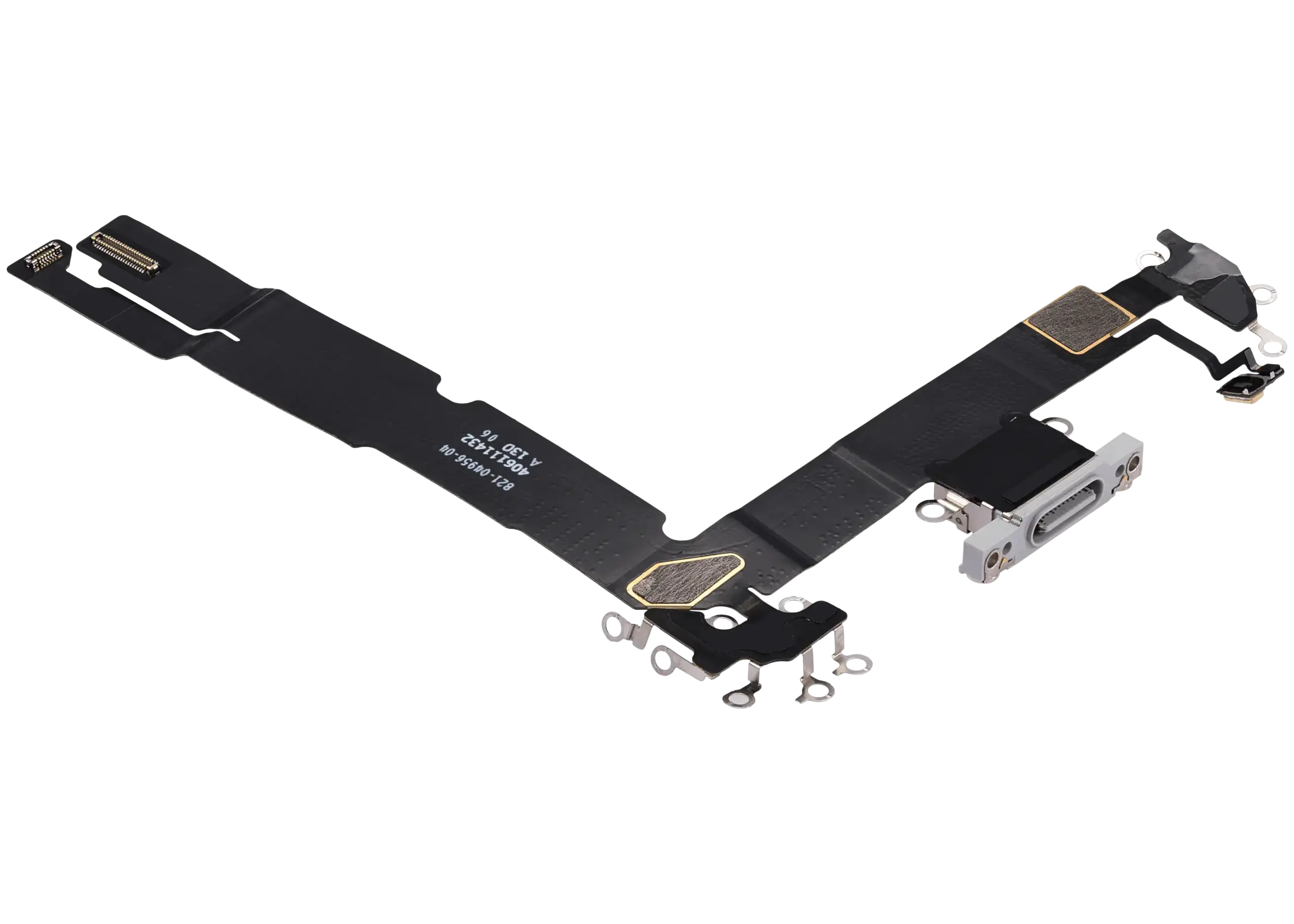 Charging Port Flex Cable For iPhone 16 Plus (Premium) (White) - Image 5