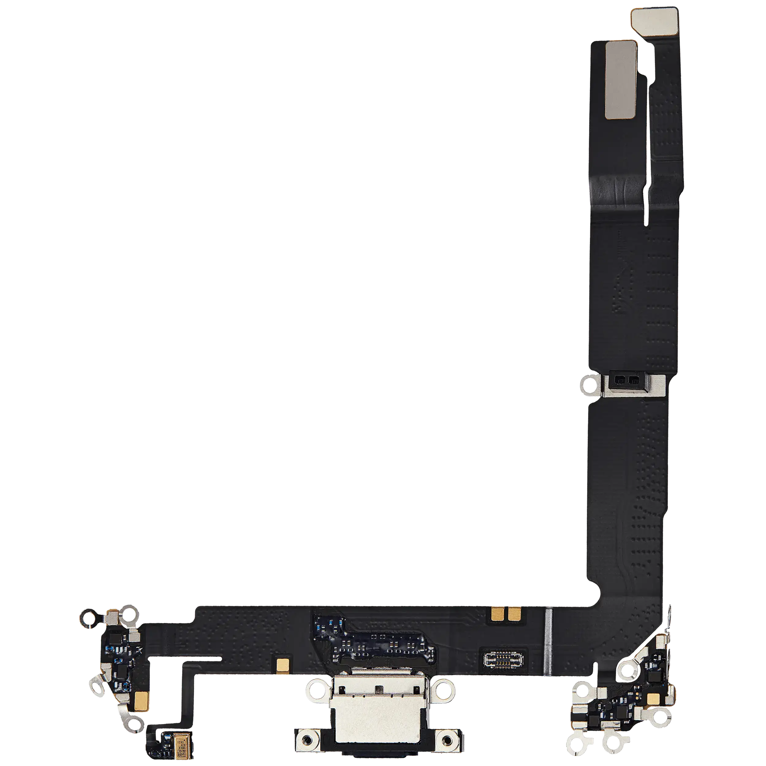 Charging Port Flex Cable For iPhone 16 Plus (Premium) (Black) - Image 2
