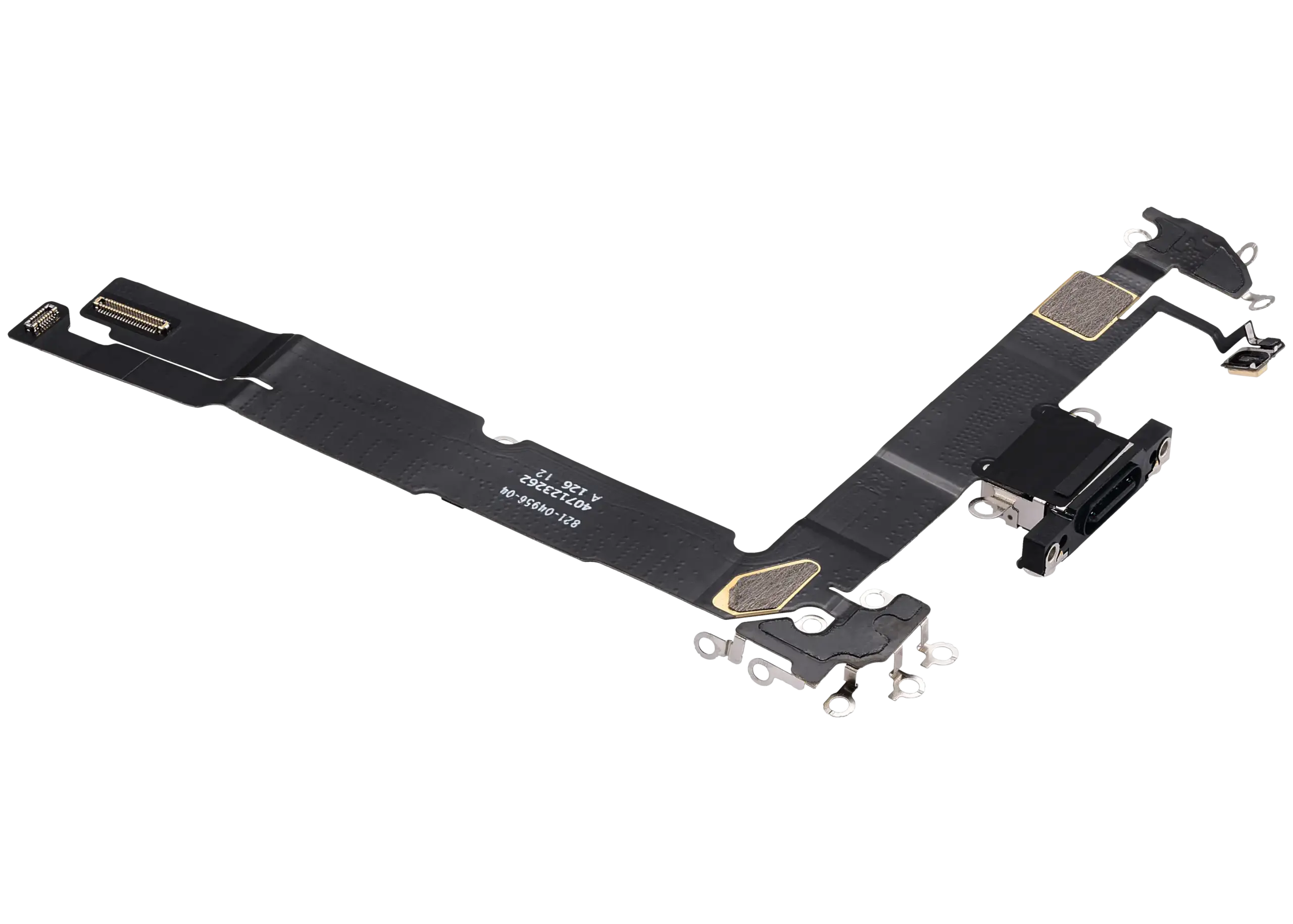 Charging Port Flex Cable For iPhone 16 Plus (Premium) (Black) - Image 5