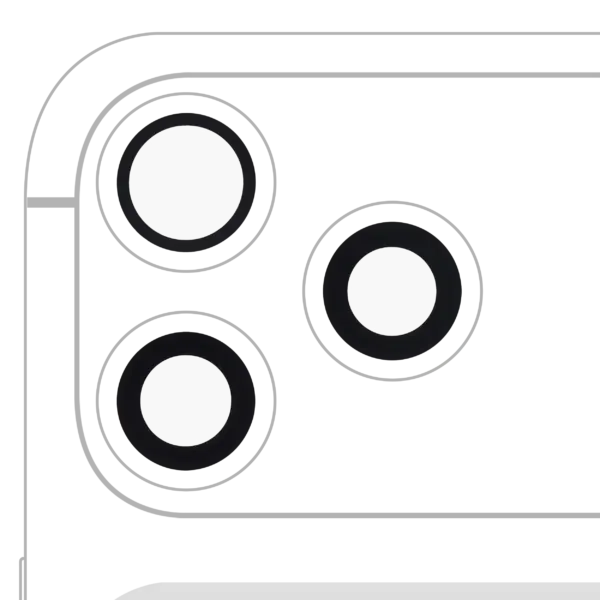 Back Camera Lens (Glass Only) With Adhesive For iPhone 17 Pro / 17 Pro Max (3 Piece Set) (Aftermarket Plus)