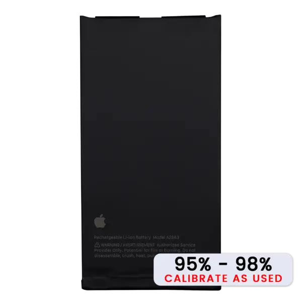 Replacement Battery for iPhone 14 (Used OEM Pull: Grade B / SOH 95% to 98%)