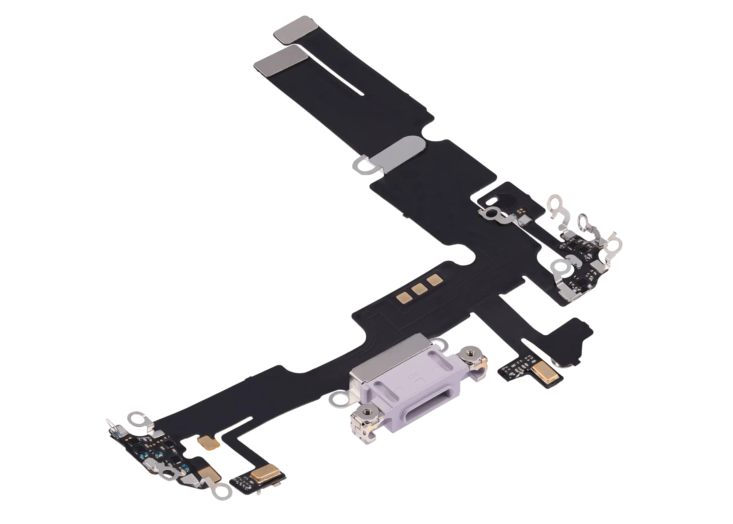 Charging Port Flex Cable For iPhone 14 Plus (Aftermarket Plus) (Purple) - Image 18
