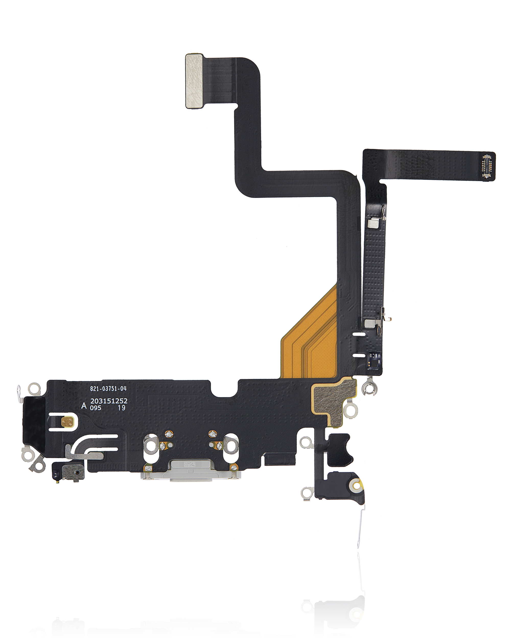 Charging Port Flex Cable For iPhone 14 Pro (Premium) (Silver) - Image 12