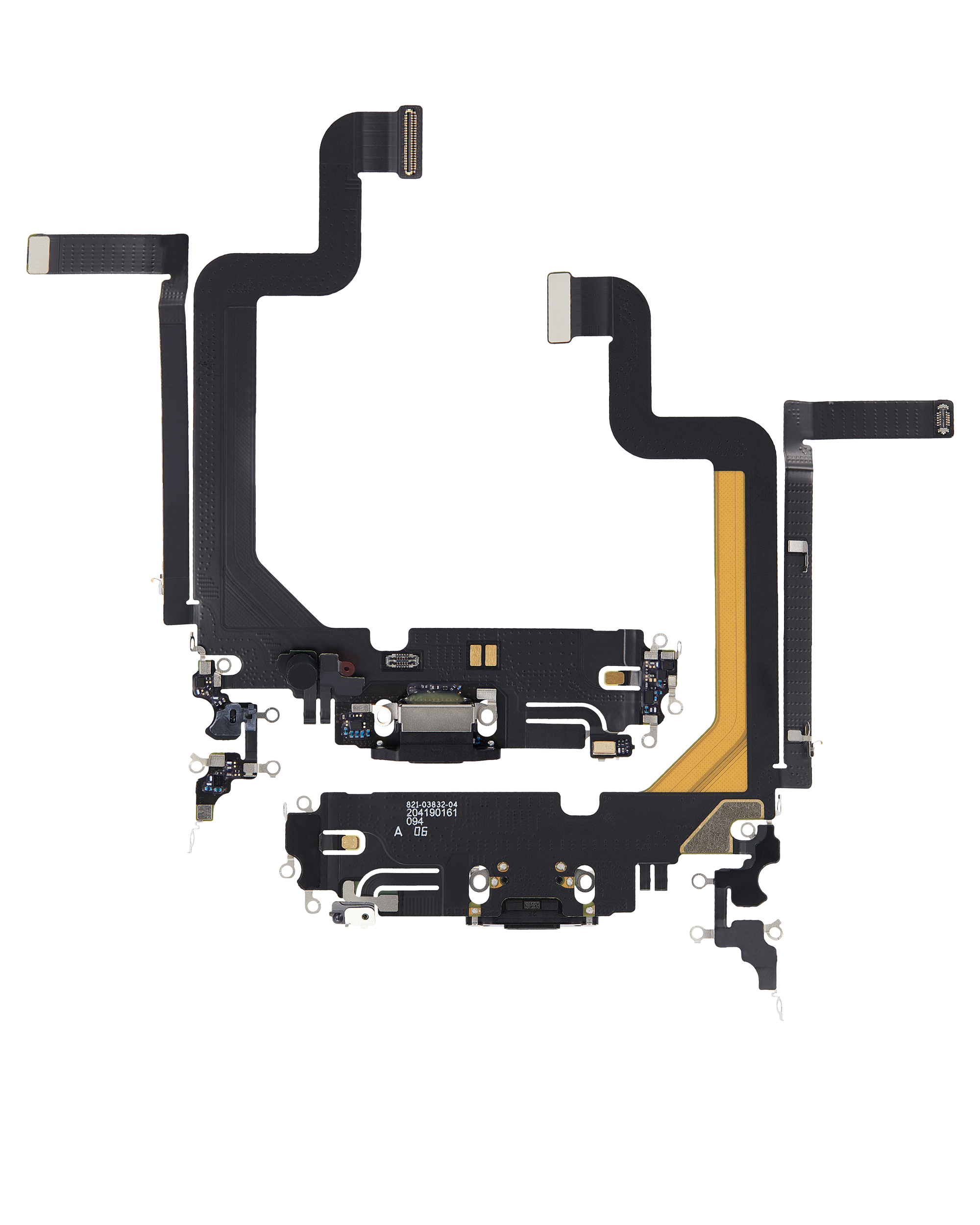 Charging Port Flex Cable For iPhone 14 Pro Max (Premium) (Space Black) - Image 11