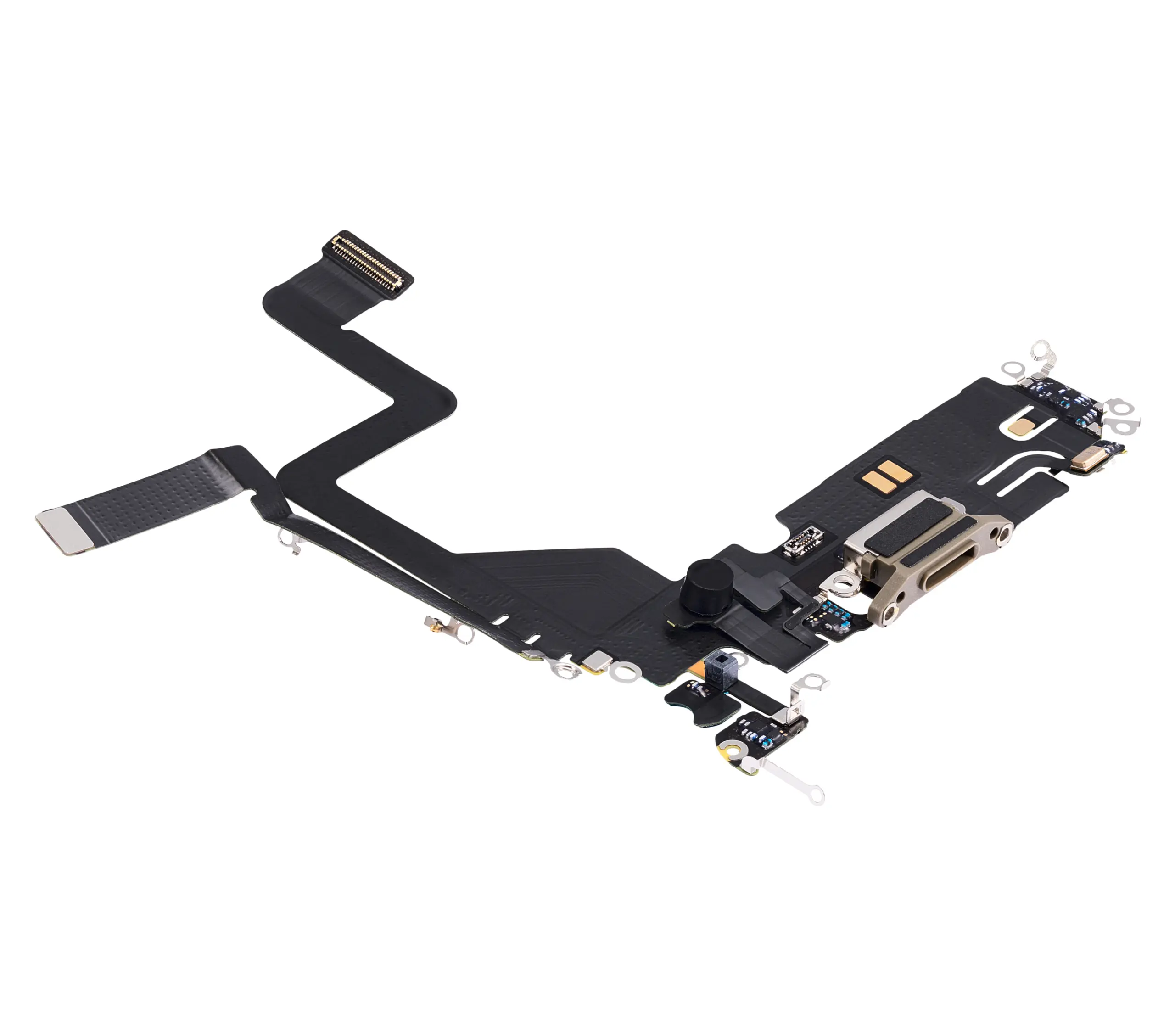 Charging Port Flex Cable For iPhone 14 Pro (Premium) (Gold) - Image 18