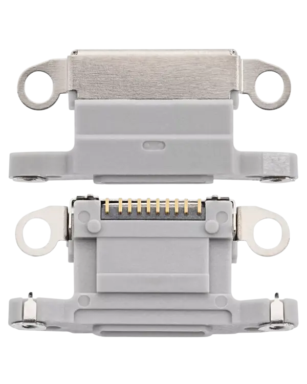 Charging Port Only For iPhone 14 Pro / 14 Pro Max (Silver) (10 Pack)