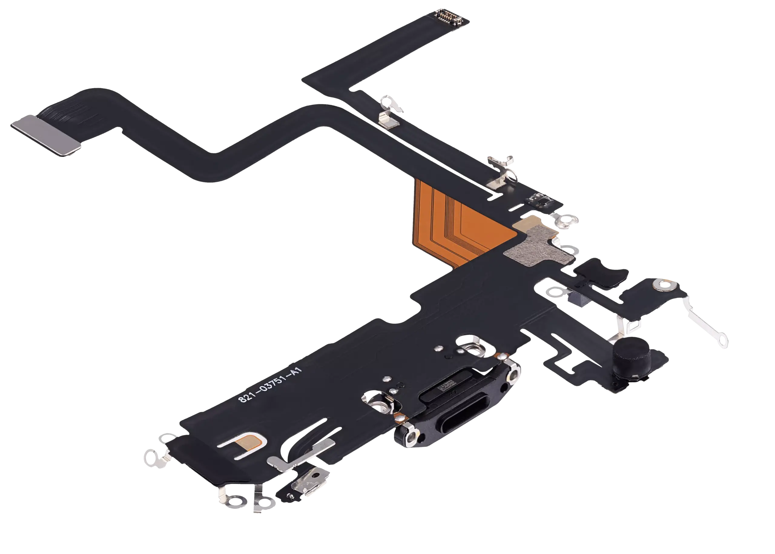 Charging Port Flex Cable For iPhone 14 Pro (Aftermarket Plus) (Space Black) - Image 14