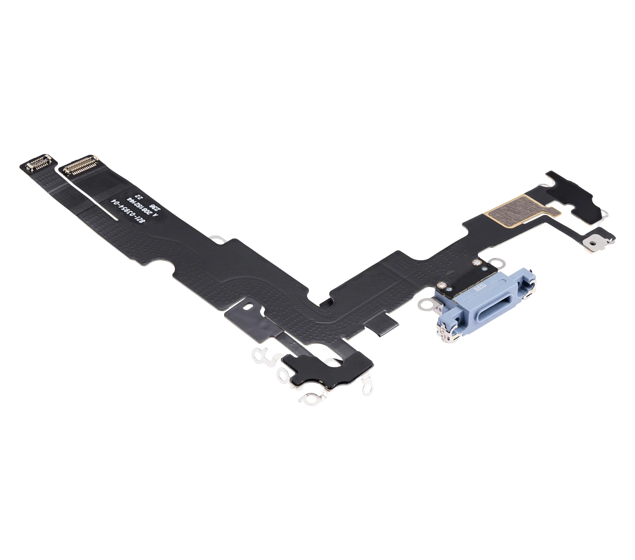 Charging Port Flex Cable For iPhone 14 Plus (Premium) (Blue) - Image 4