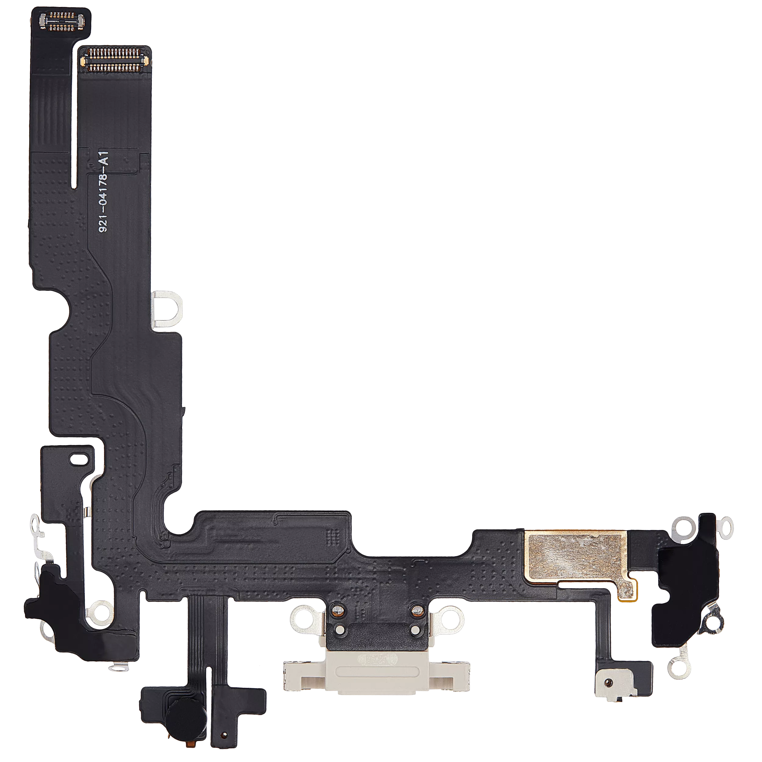 Charging Port Flex Cable For iPhone 14 Plus (Aftermarket Plus) (Starlight) - Image 17