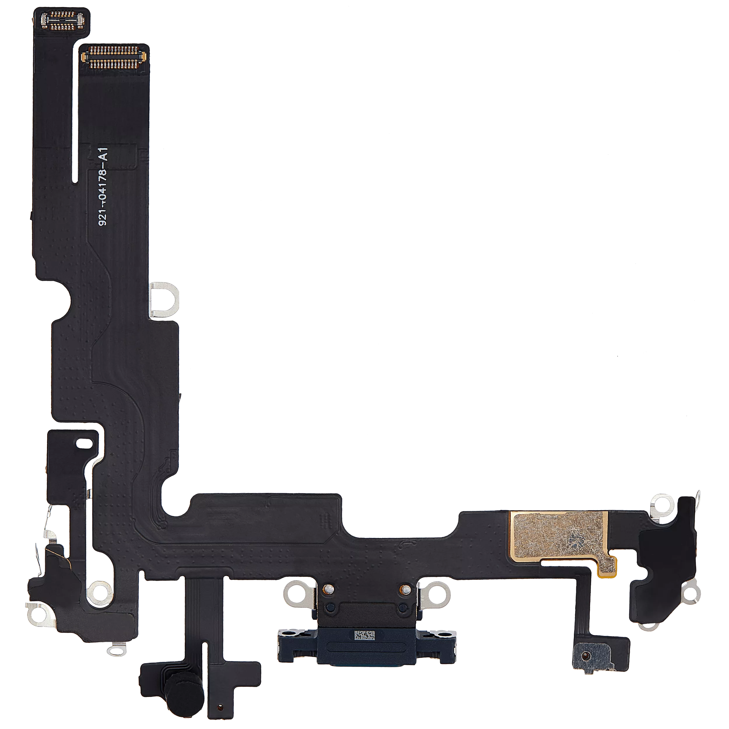 Charging Port Flex Cable For iPhone 14 Plus (Aftermarket Plus) (Midnight) - Image 17