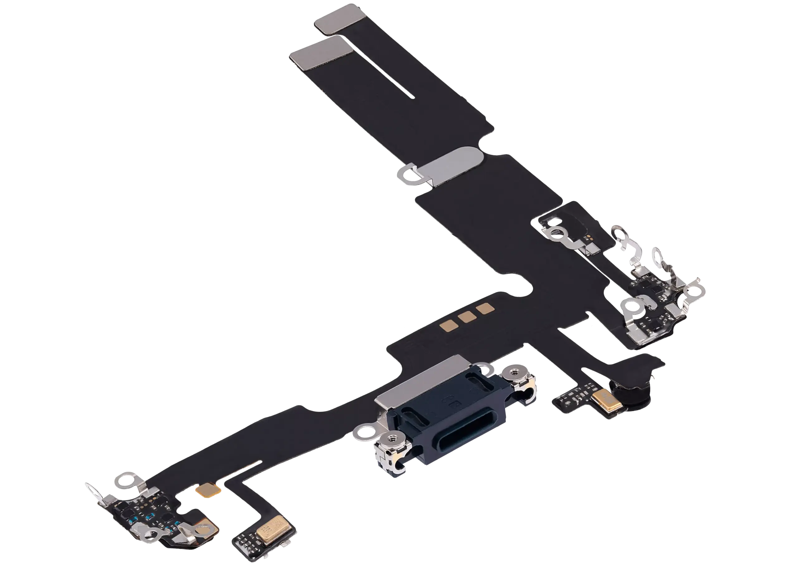 Charging Port Flex Cable For iPhone 14 Plus (Aftermarket Plus) (Midnight) - Image 18