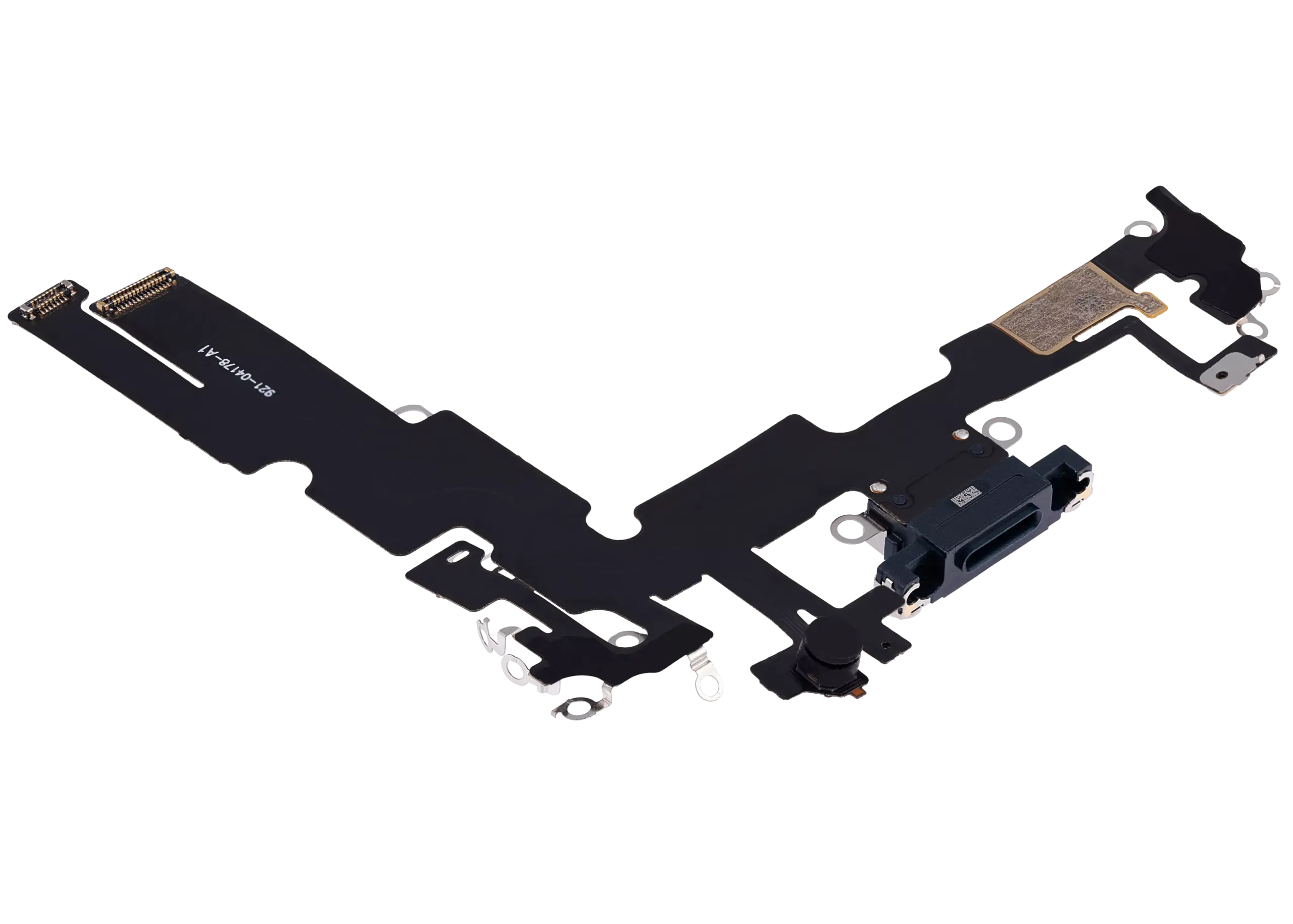 Charging Port Flex Cable For iPhone 14 Plus (Aftermarket Plus) (Midnight) - Image 9