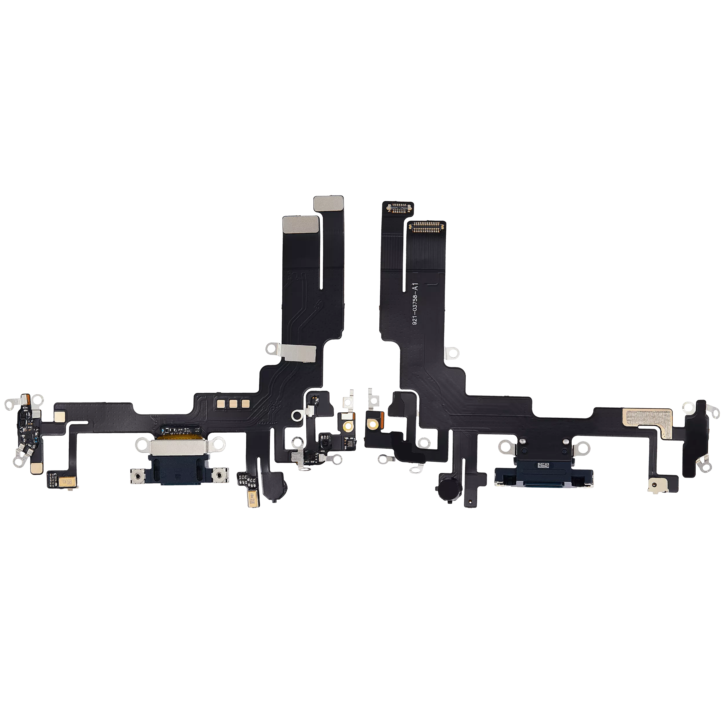 Charging Port Flex Cable For iPhone 14 (Aftermarket Plus) (Midnight) - Image 11