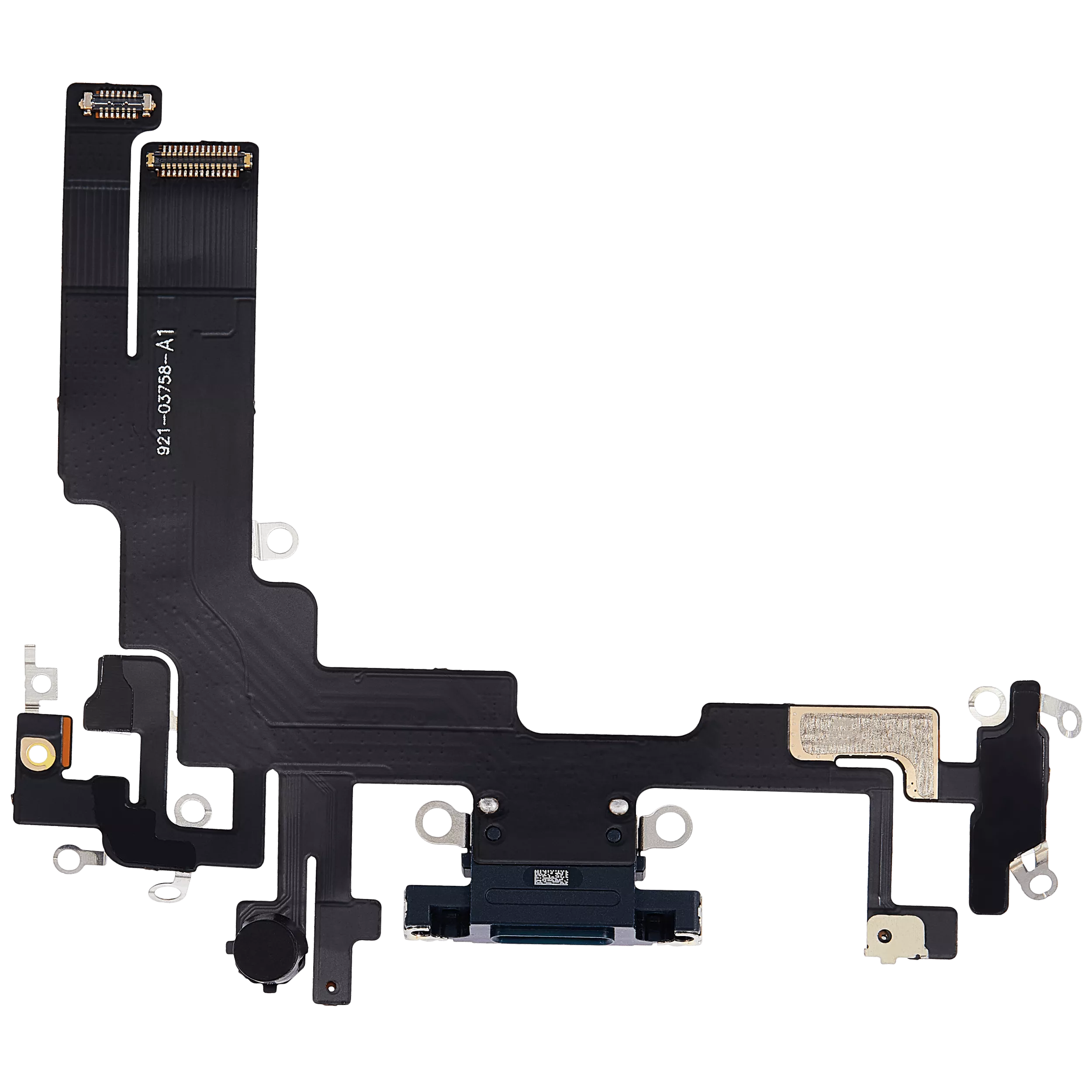 Charging Port Flex Cable For iPhone 14 (Aftermarket Plus) (Midnight) - Image 12