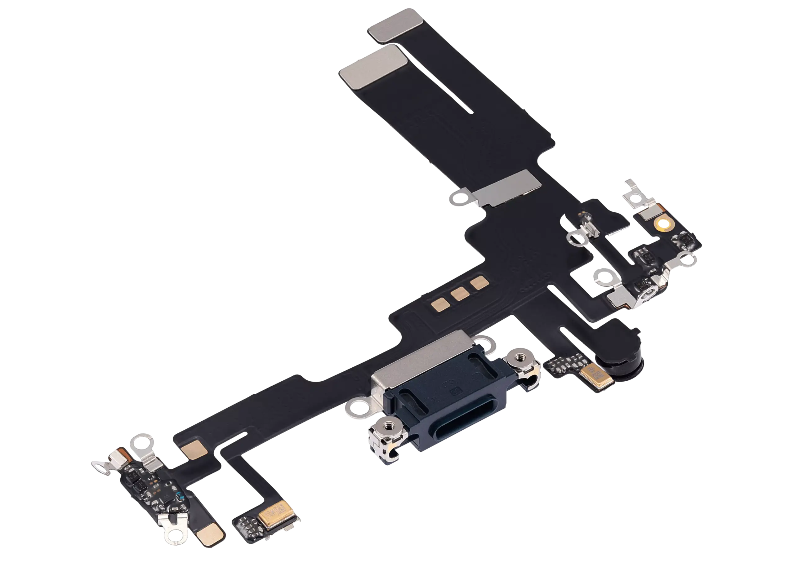 Charging Port Flex Cable For iPhone 14 (Aftermarket Plus) (Midnight) - Image 14
