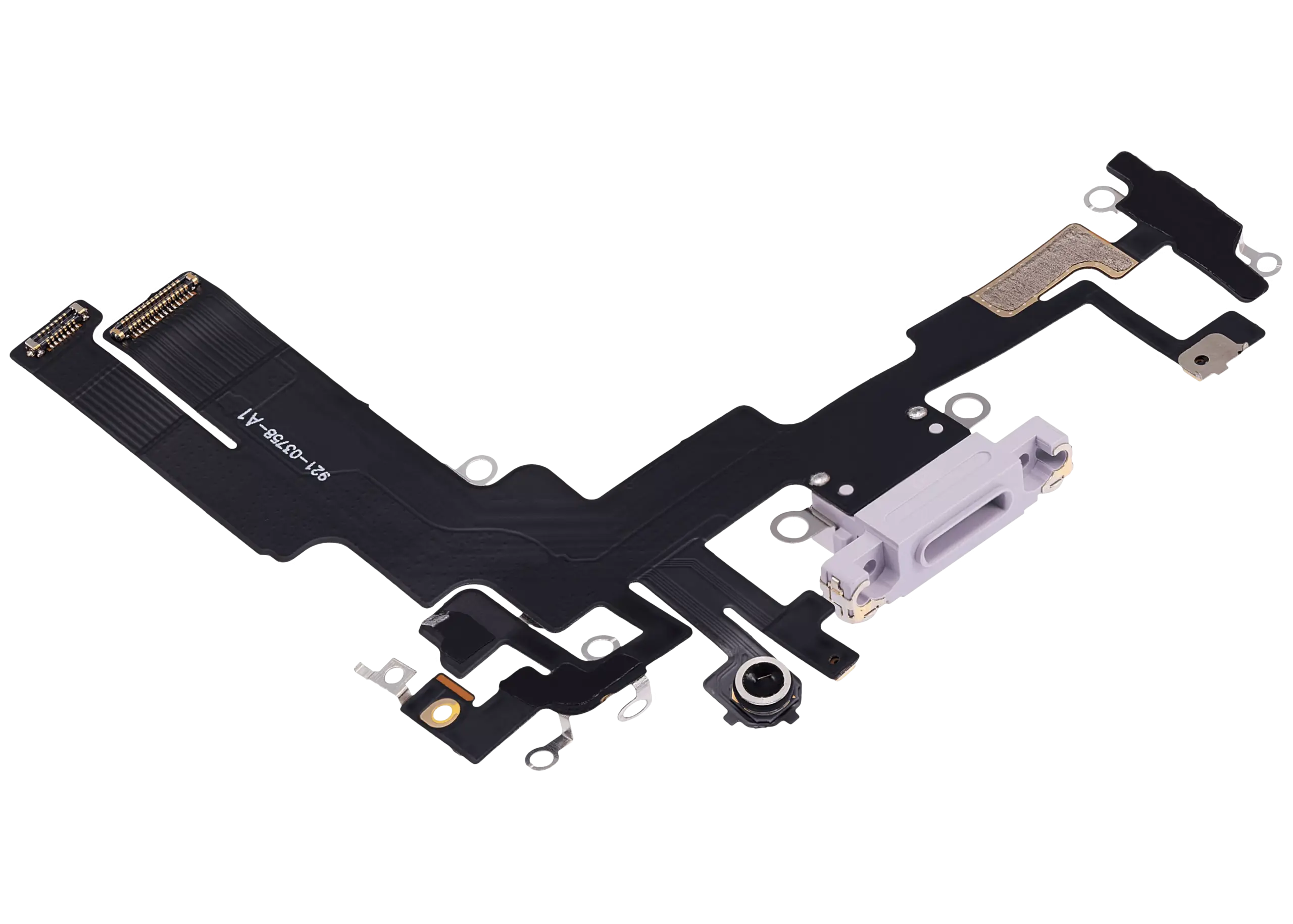 Charging Port Flex Cable For iPhone 14 (Aftermarket Plus) (Purple) - Image 14