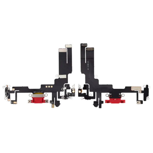 Charging Port Flex Cable For iPhone 14 (Aftermarket Plus) (Red)