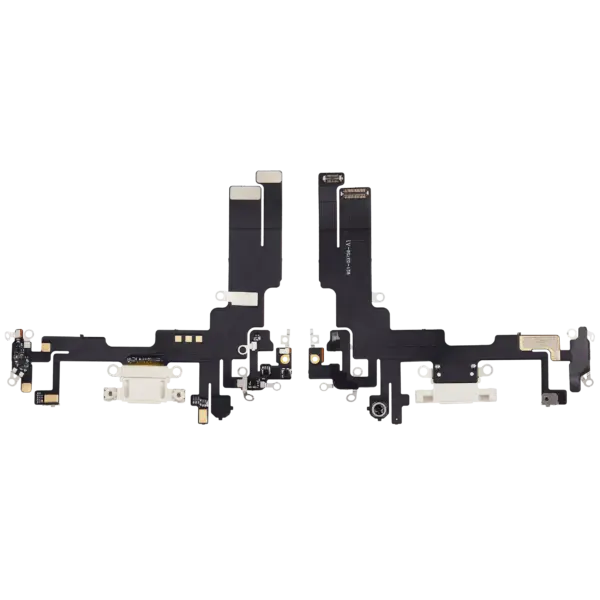 Charging Port Flex Cable For iPhone 14 (Aftermarket Plus) (Starlight)