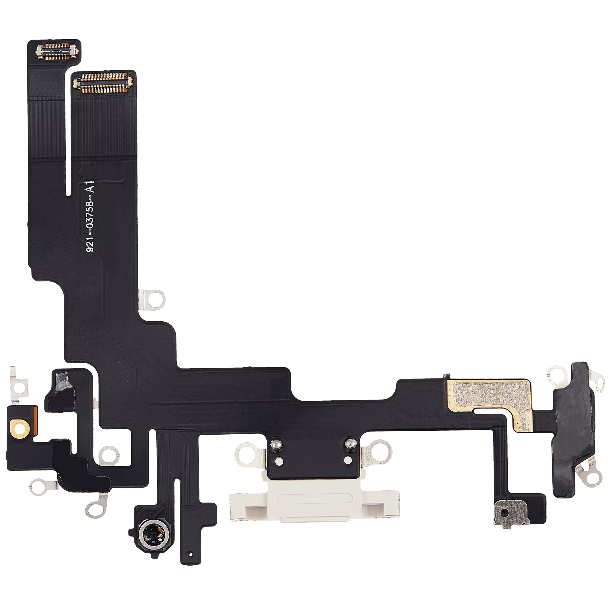 Charging Port Flex Cable For iPhone 14 (Aftermarket Plus) (Starlight) - Image 12