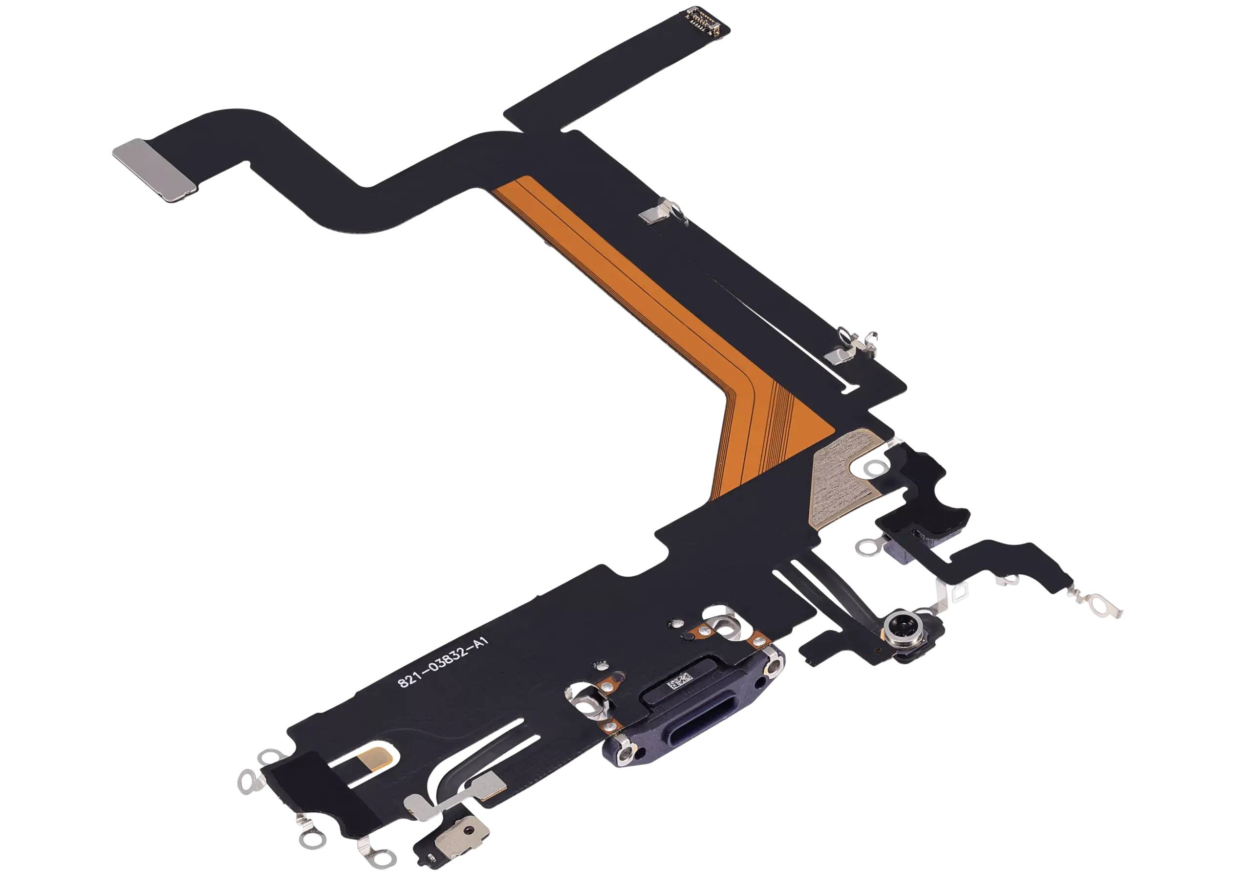 Charging Port Flex Cable For iPhone 14 Pro Max (Aftermarket Plus) (Deep Purple) - Image 9