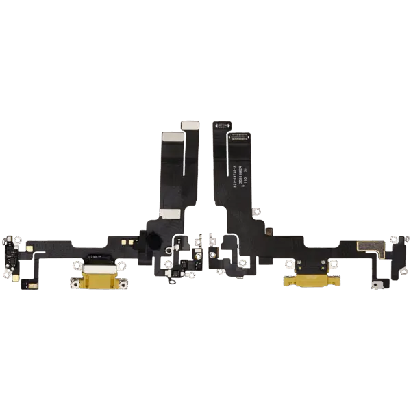 Charging Port Flex Cable For iPhone 14 (Premium) (Yellow)