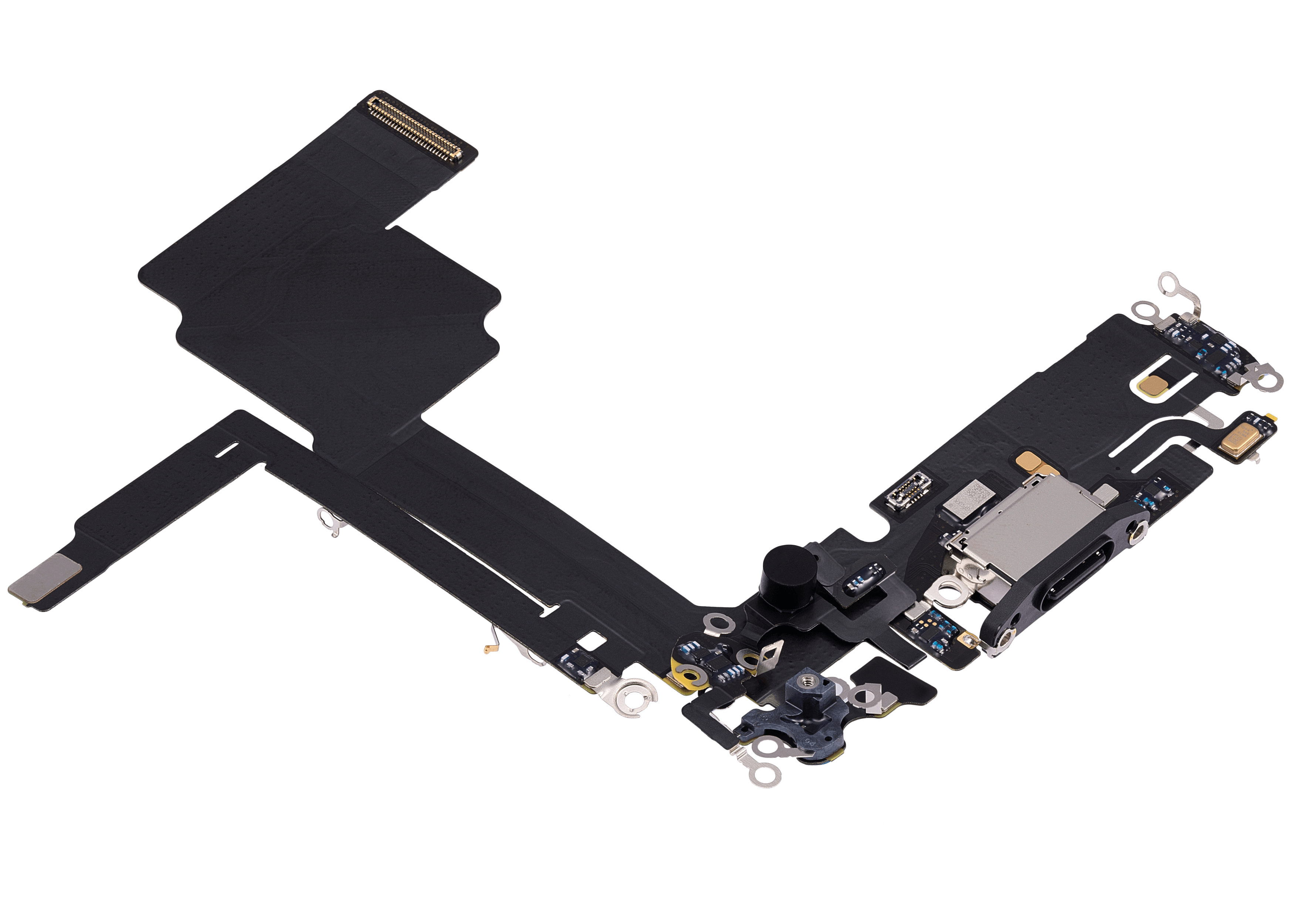 Charging Port Flex Cable For iPhone 15 Pro (Premium) (Black Titanium) - Image 8