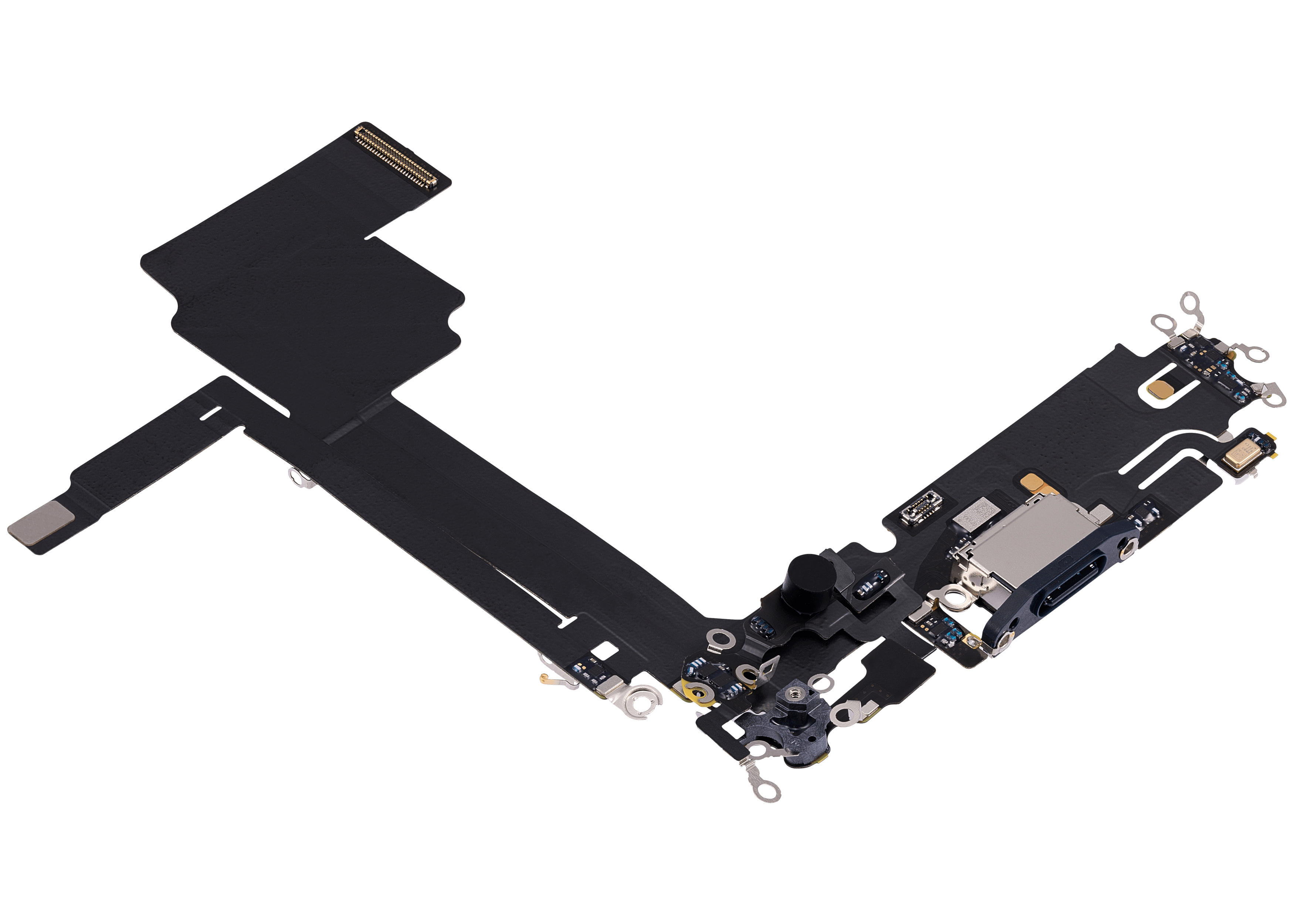 Charging Port Flex Cable For iPhone 15 Pro Max (Premium) (Blue Titanium) - Image 8