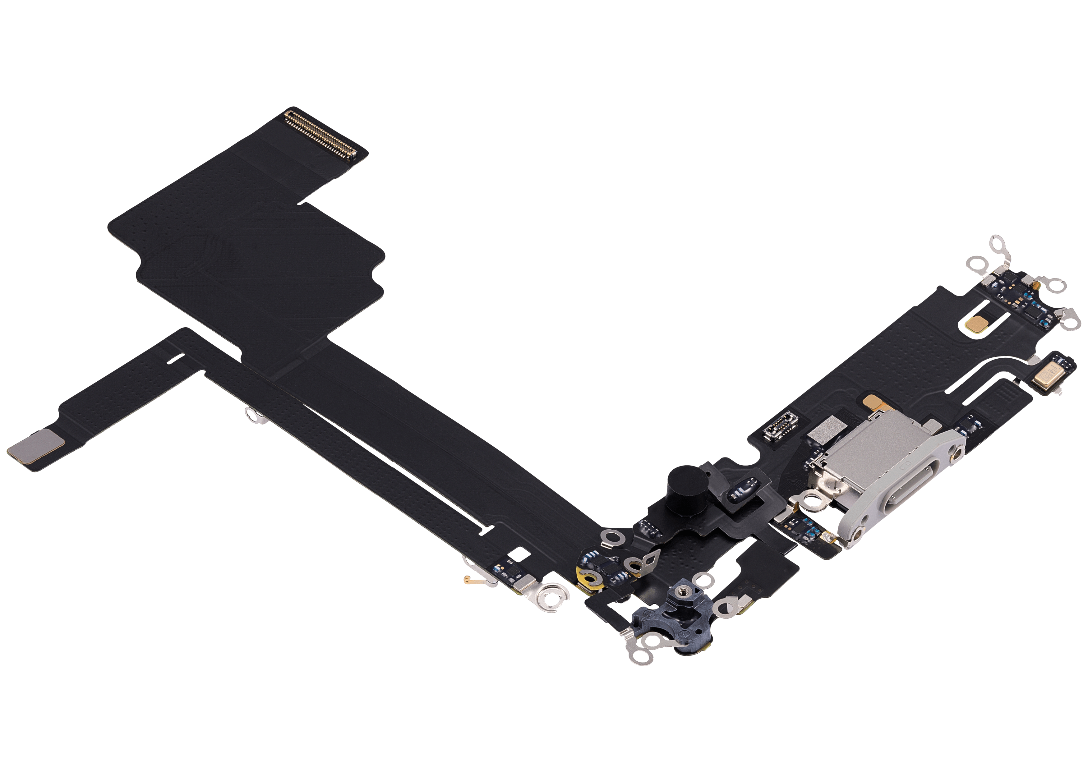 Charging Port Flex Cable For iPhone 15 Pro Max (Premium) (White Titanium) - Image 8