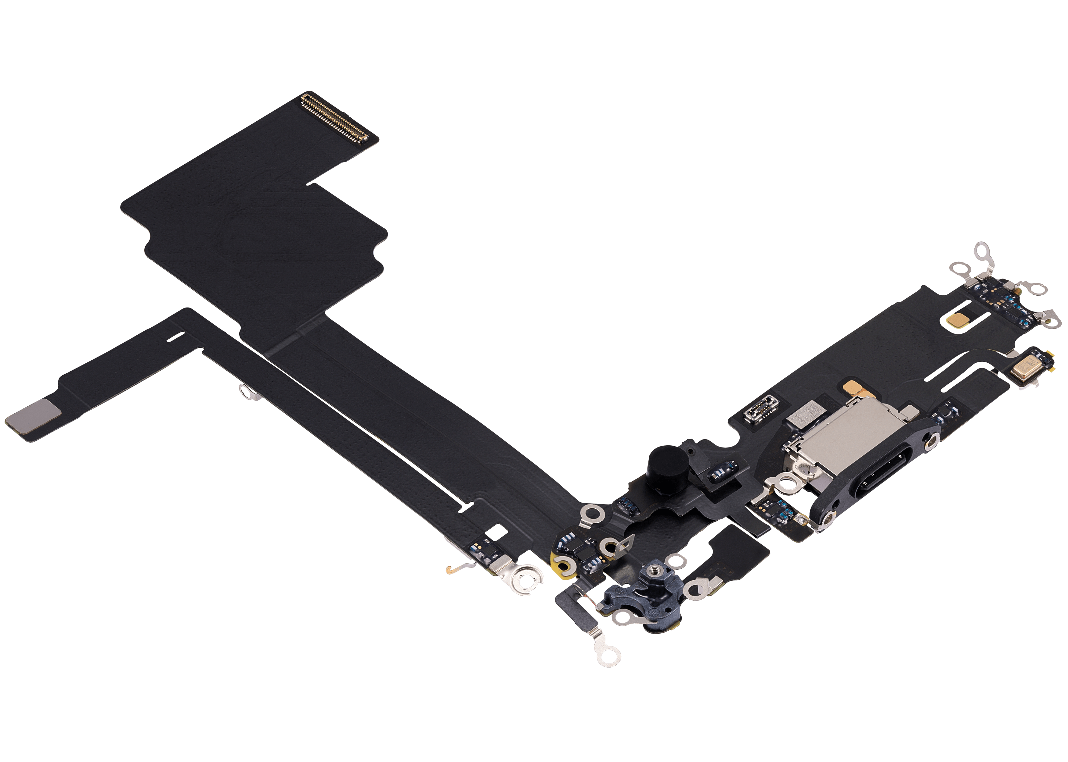 Charging Port Flex Cable For iPhone 15 Pro Max (Premium) (Black Titanium) - Image 3