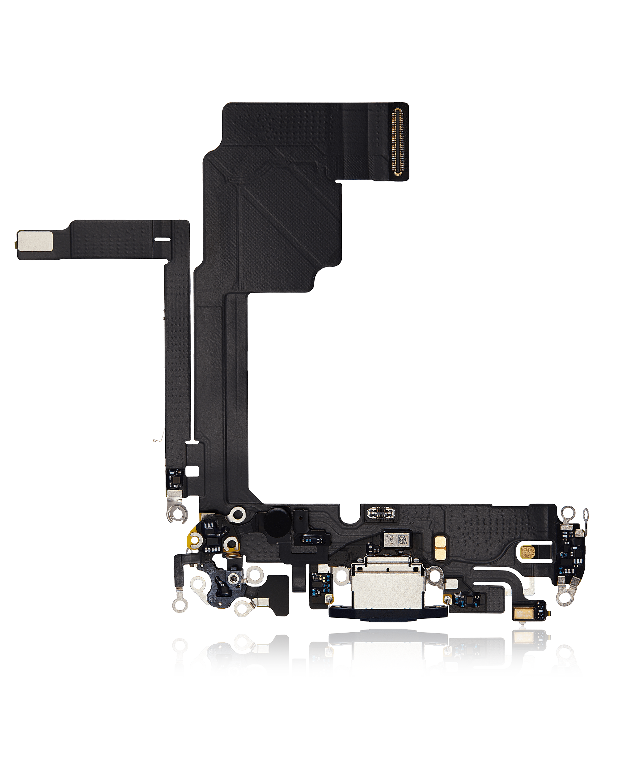 Charging Port Flex Cable For iPhone 15 Pro (Premium) (Blue Titanium) - Image 20