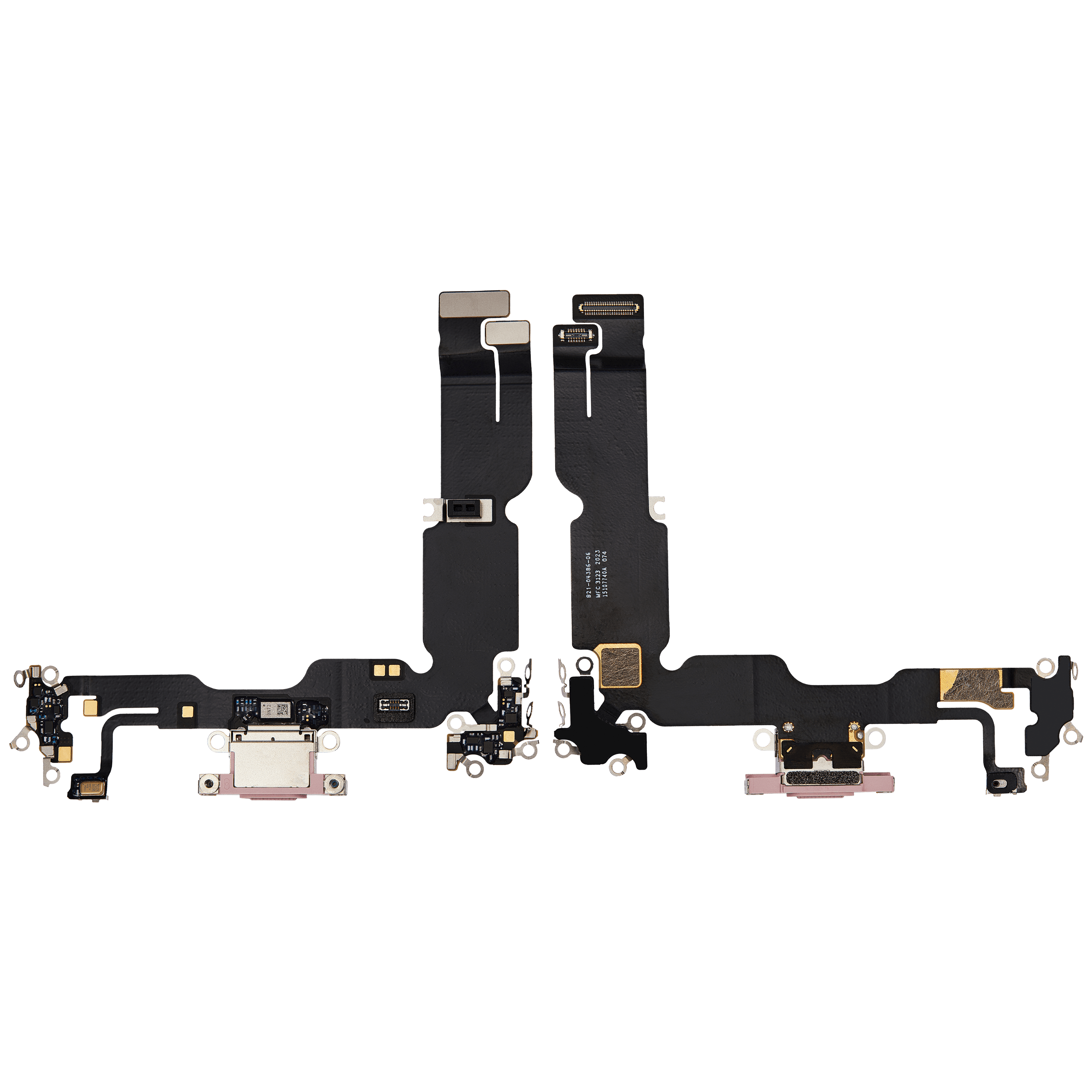 Charging Port Flex Cable For iPhone 15 Plus (Premium) (Pink) - Image 16