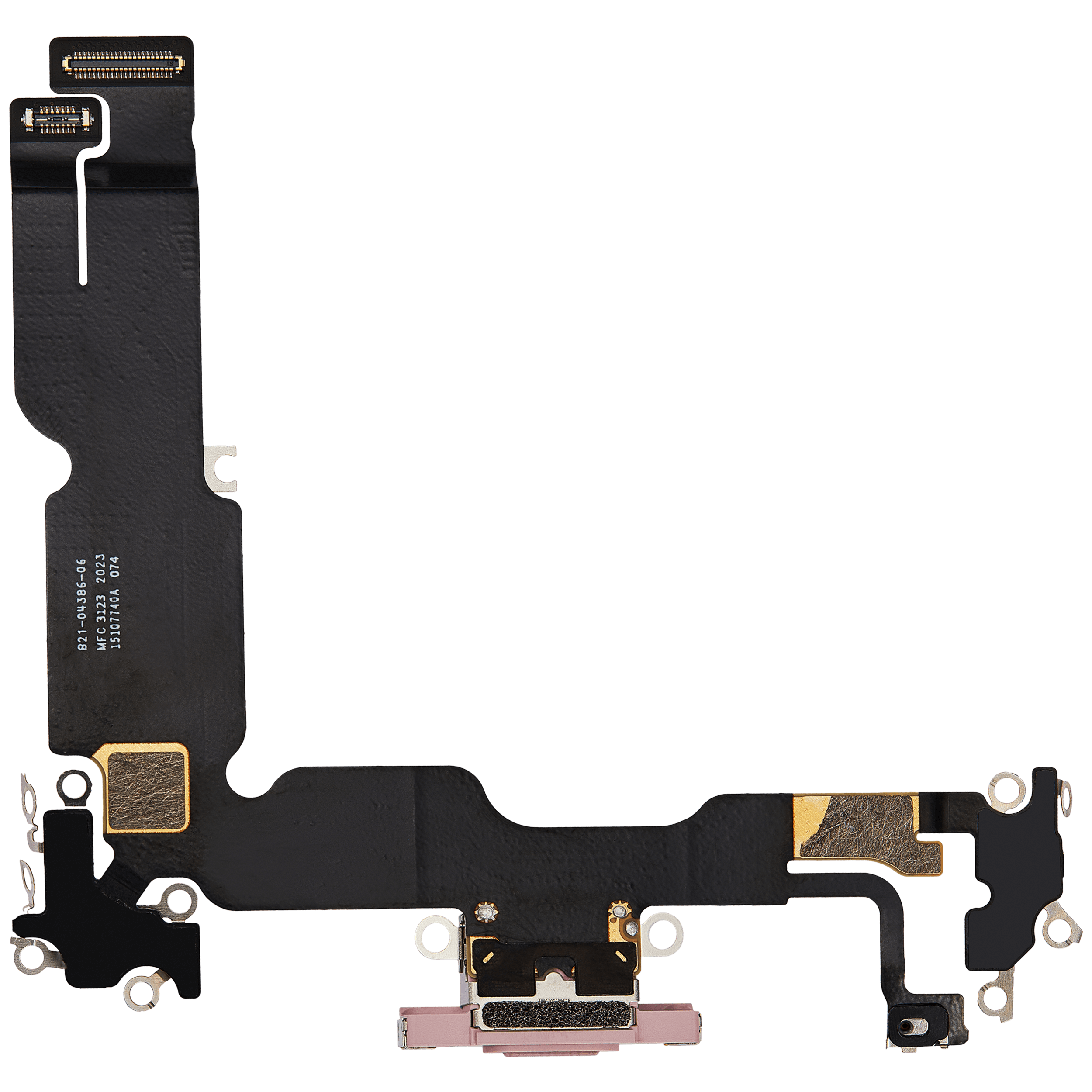 Charging Port Flex Cable For iPhone 15 Plus (Premium) (Pink) - Image 12