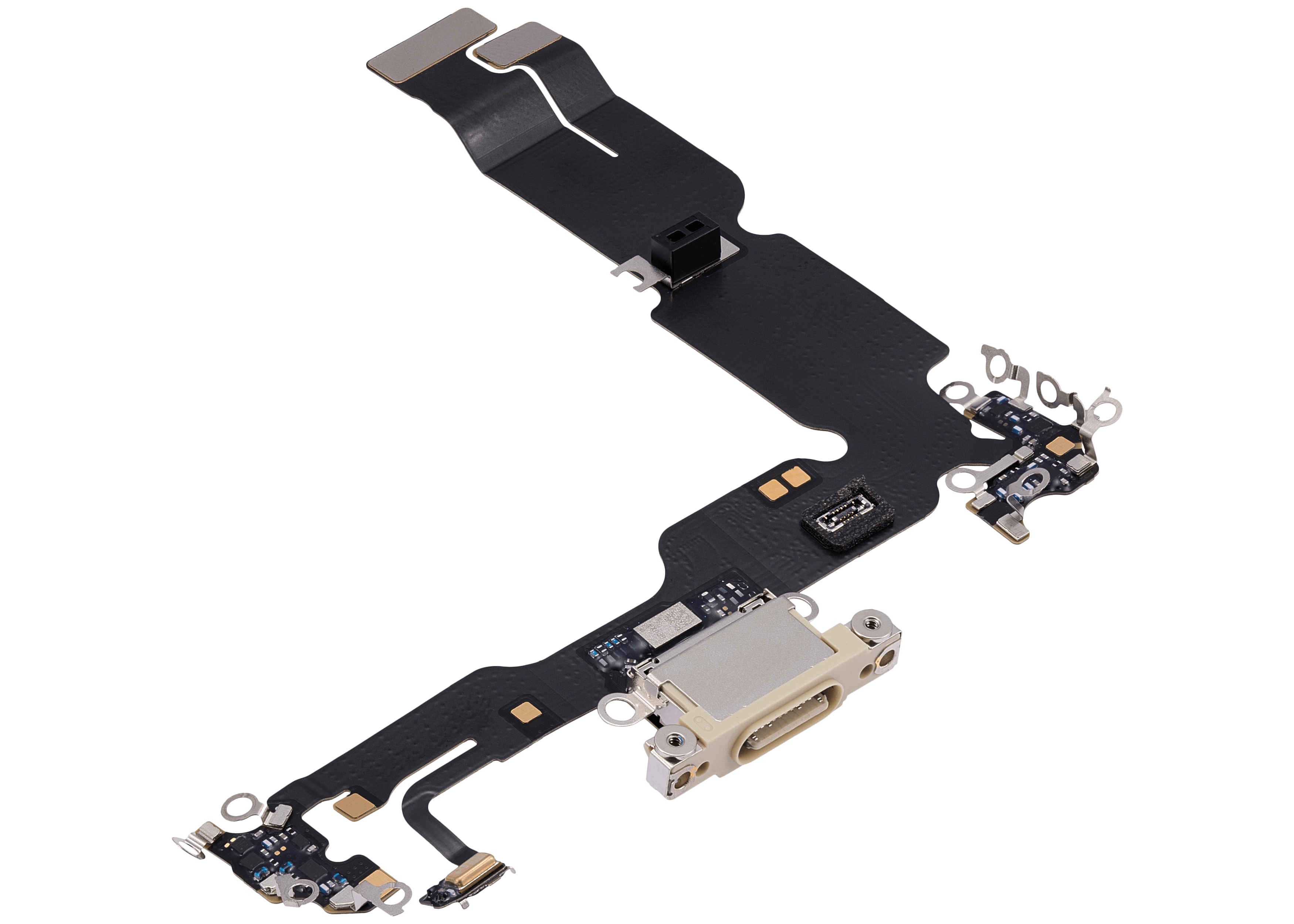 Charging Port Flex Cable For iPhone 15 Plus (Premium) (Yellow) - Image 13