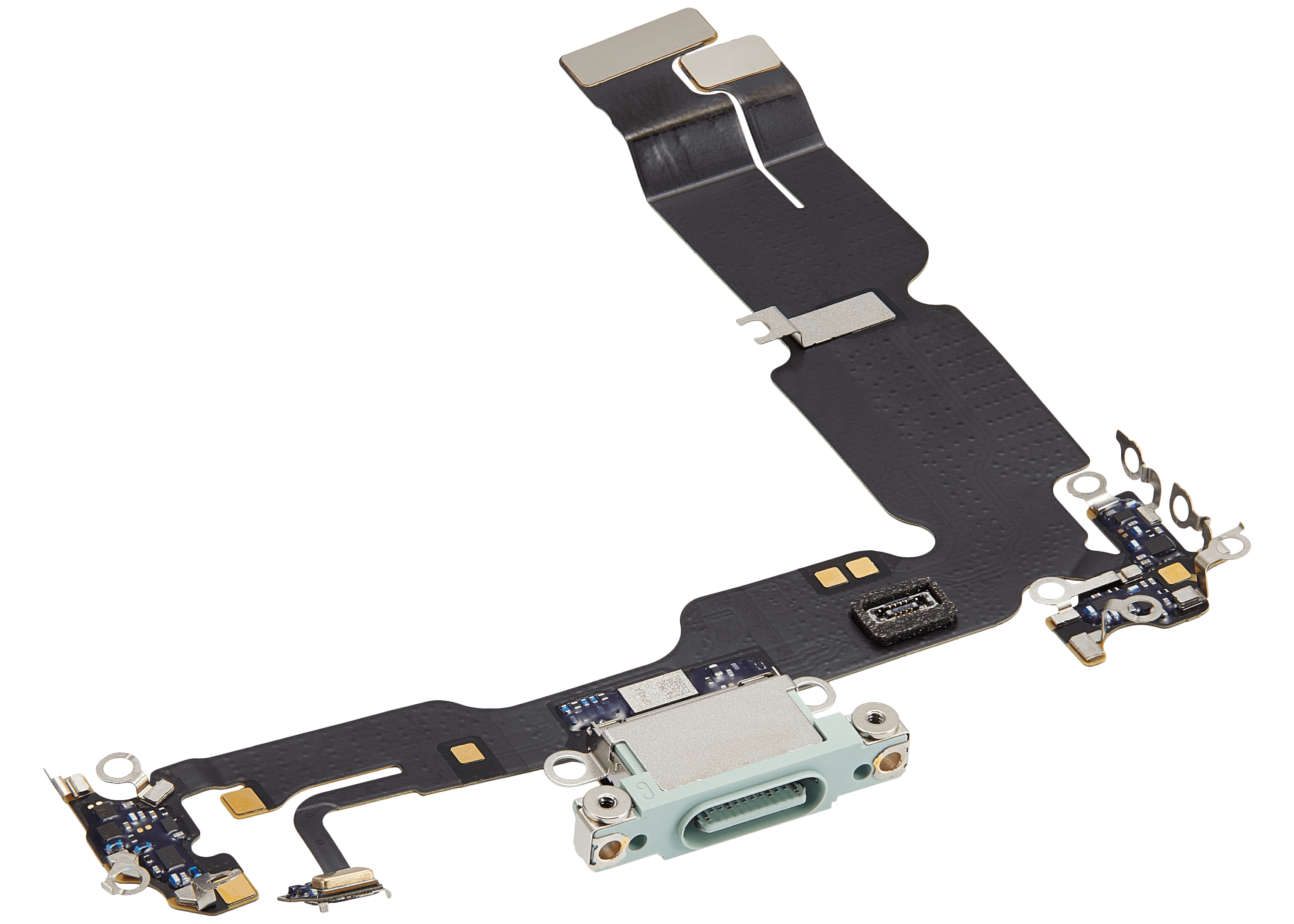 Charging Port Flex Cable For iPhone 15 Plus (Premium) (Green) - Image 19