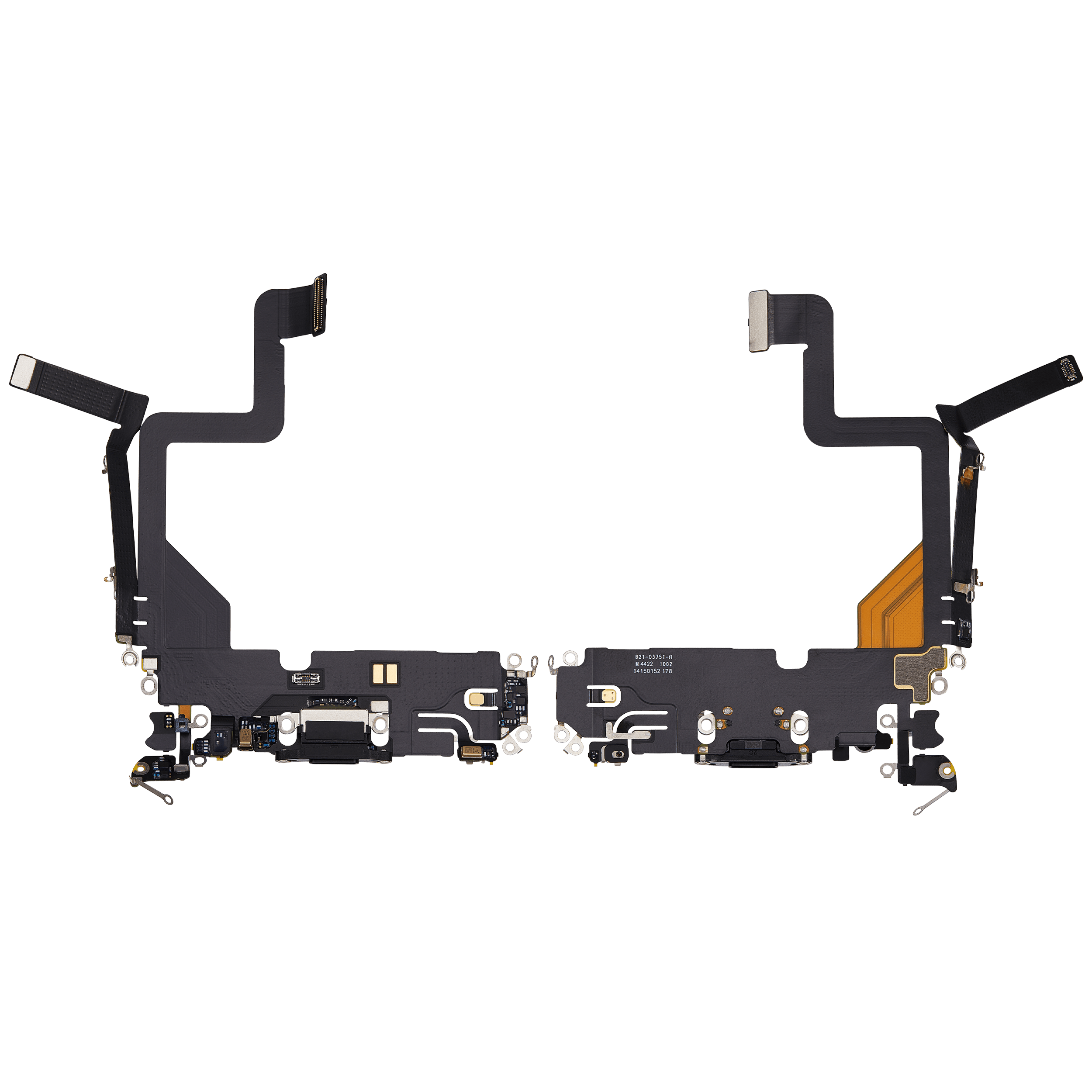 Charging Port Flex Cable For iPhone 14 Pro (Used OEM Pull) (Space Black) - Image 11