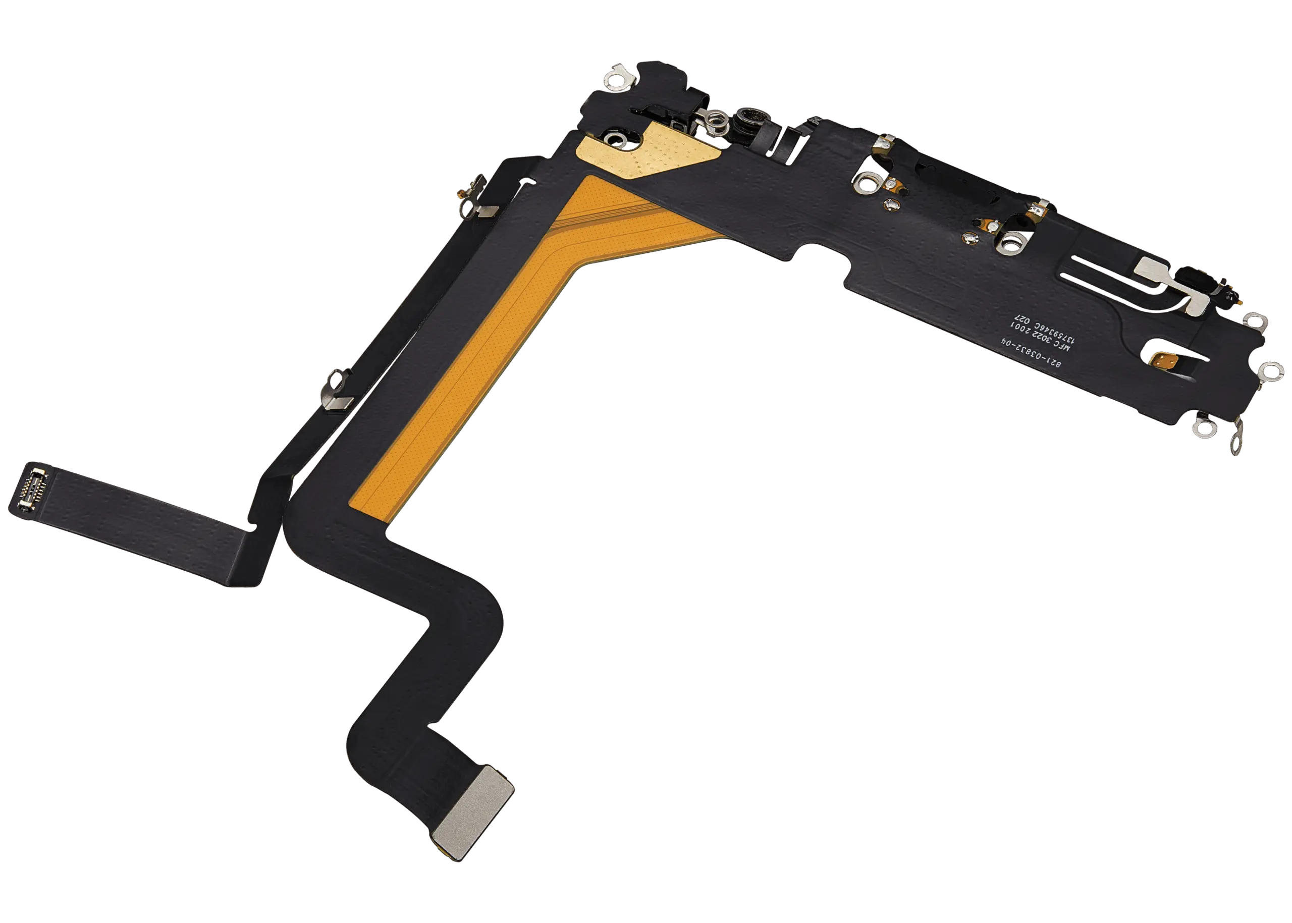 Charging Port Flex Cable For iPhone 14 Pro Max (Used OEM Pull) (Space Black) - Image 19