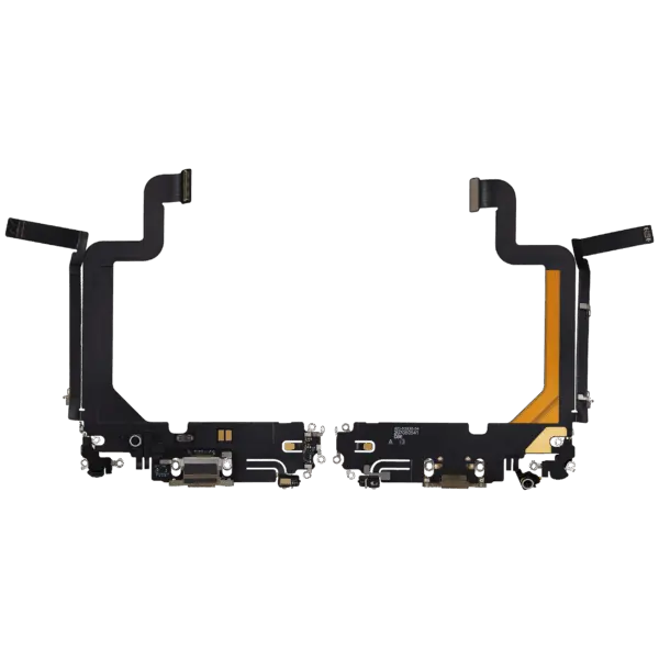 Charging Port Flex Cable For iPhone 14 Pro Max (Used OEM Pull) (Gold)