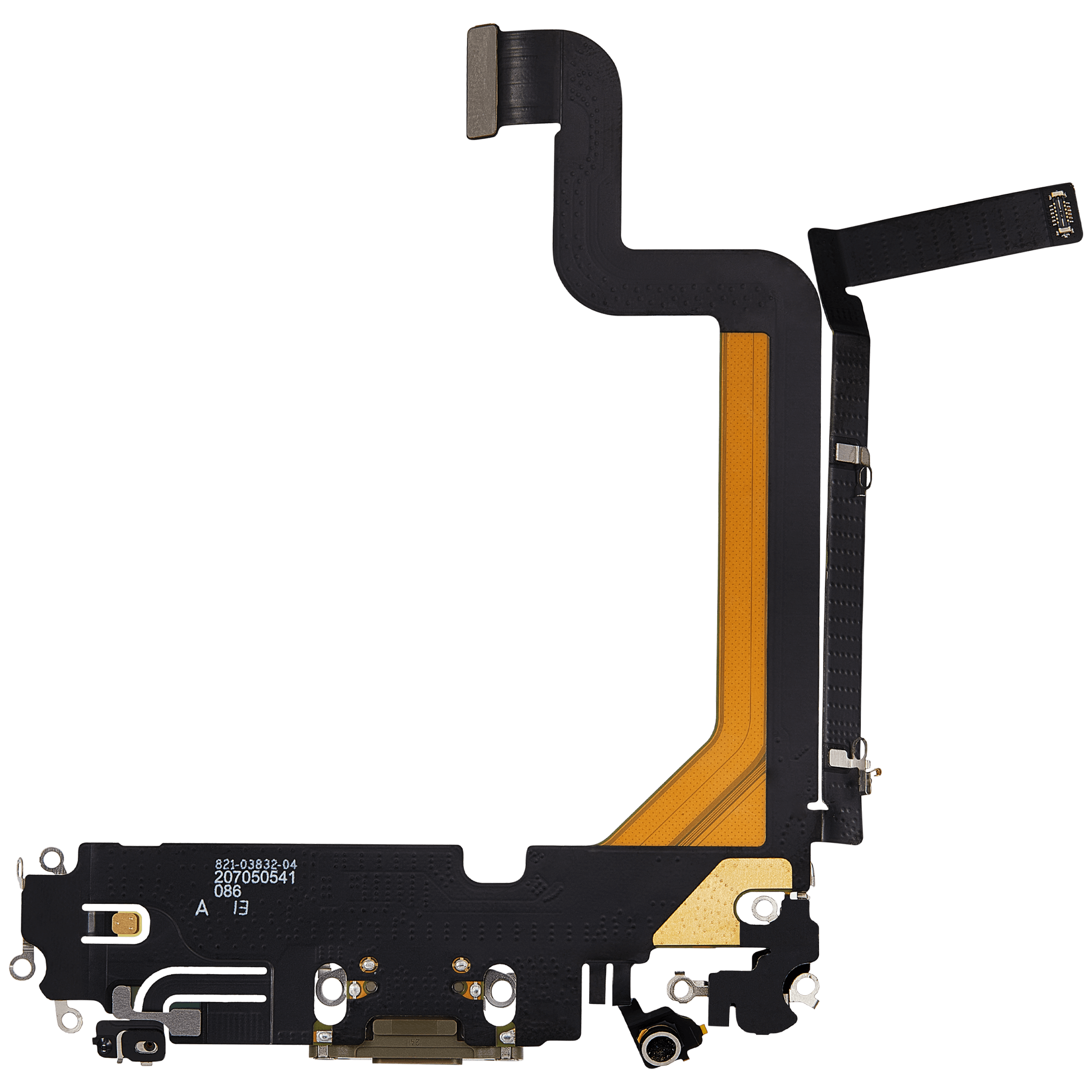 Charging Port Flex Cable For iPhone 14 Pro Max (Used OEM Pull) (Gold) - Image 22