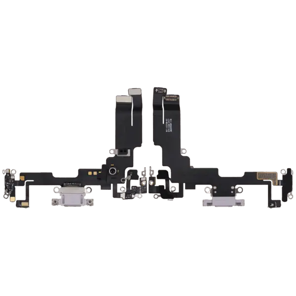 Charging Port Flex Cable For iPhone 14 (Used OEM Pull) (Purple)