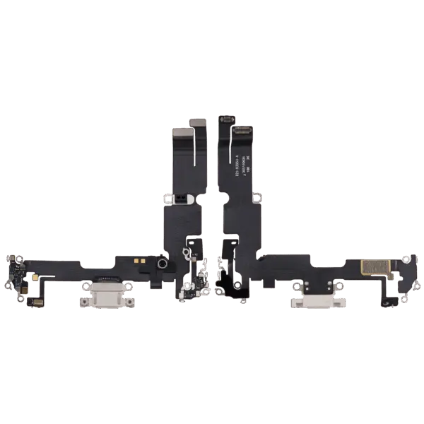 Charging Port Flex Cable For iPhone 14 Plus (Used OEM Pull) (Starlight)
