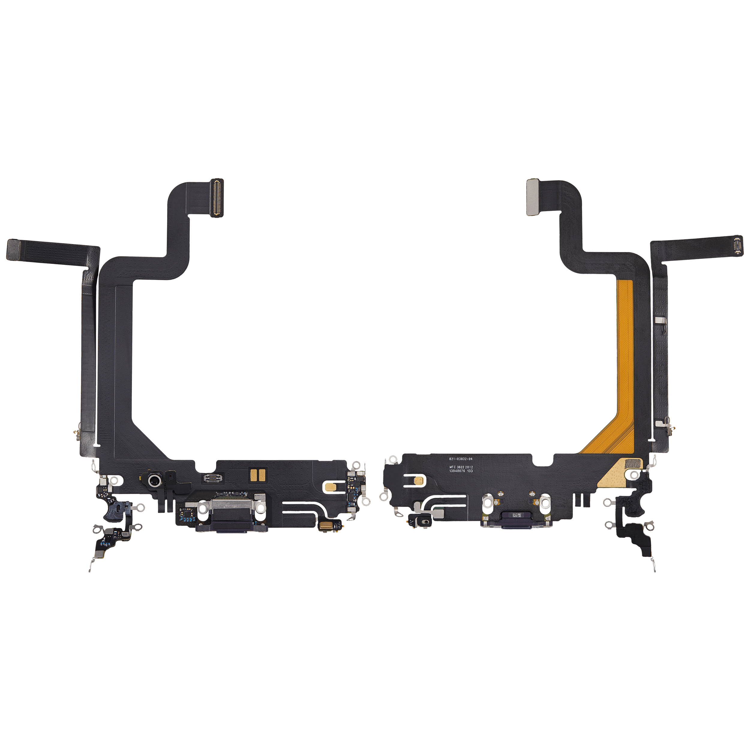 Charging Port Flex Cable For iPhone 14 Pro Max (Used OEM Pull) (Deep Purple) - Image 11