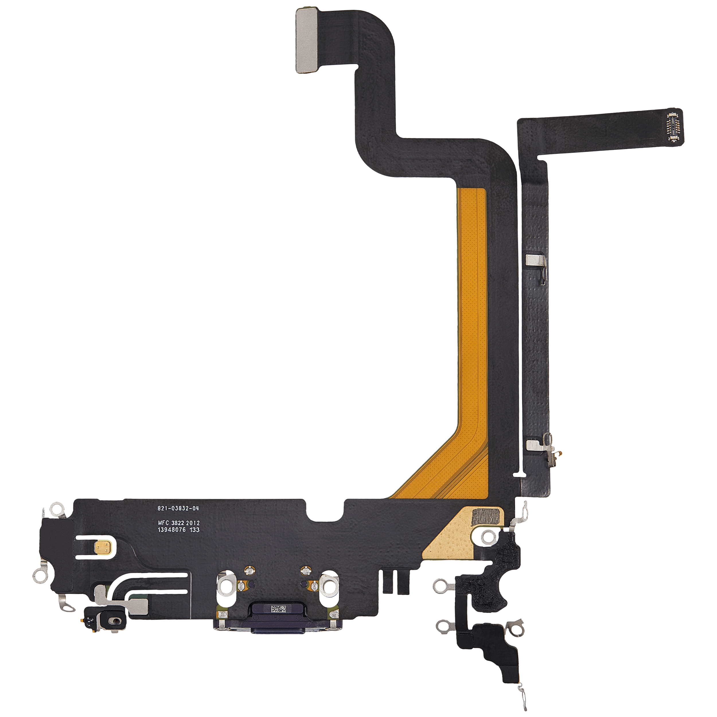 Charging Port Flex Cable For iPhone 14 Pro Max (Used OEM Pull) (Deep Purple) - Image 17